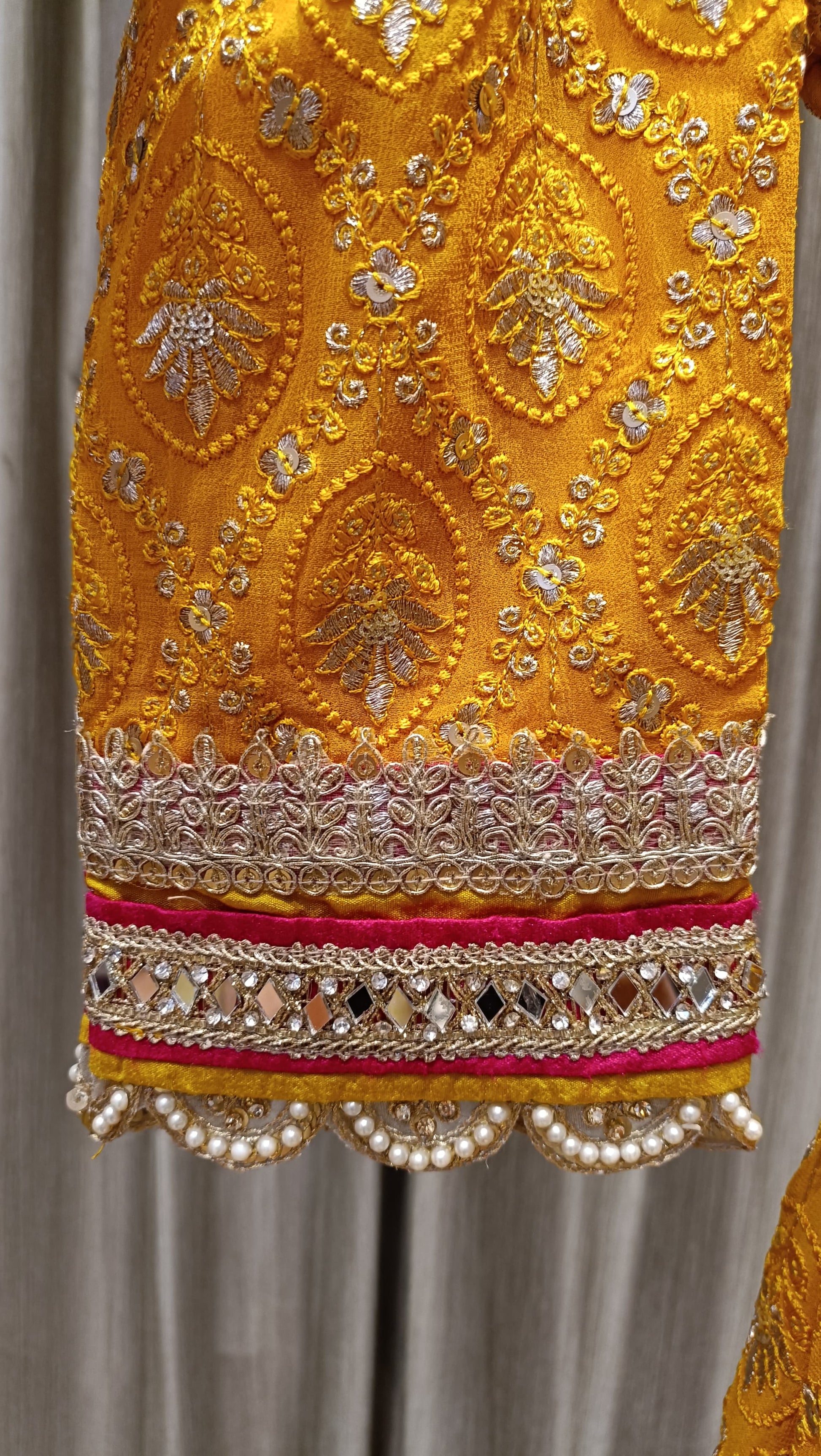 FLOOR LENGTH ANARKALI OUTFIT,HALDI,FESTIVE FUNCTION,TRADITIONAL,PARTY WEAR