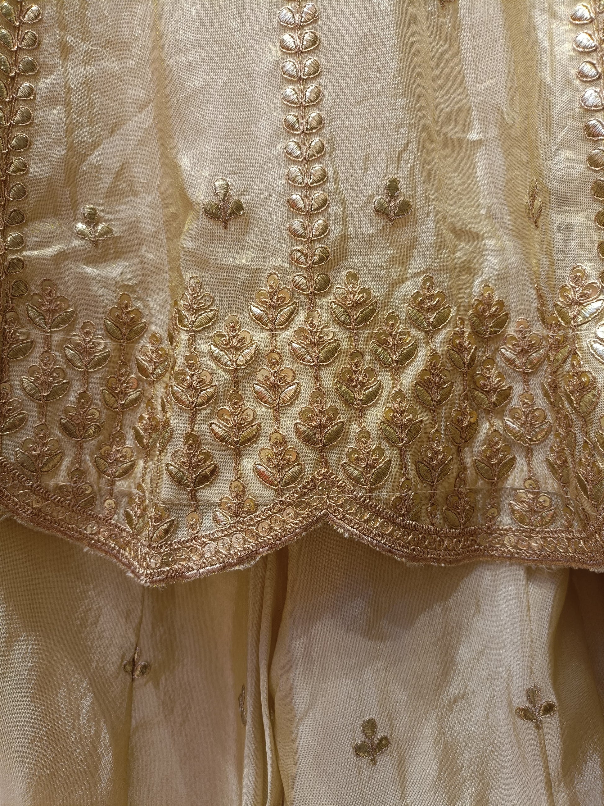 SILK PALAZZO SUIT OCCASION,FESTIVE,PARTY WEAR OUTFIT