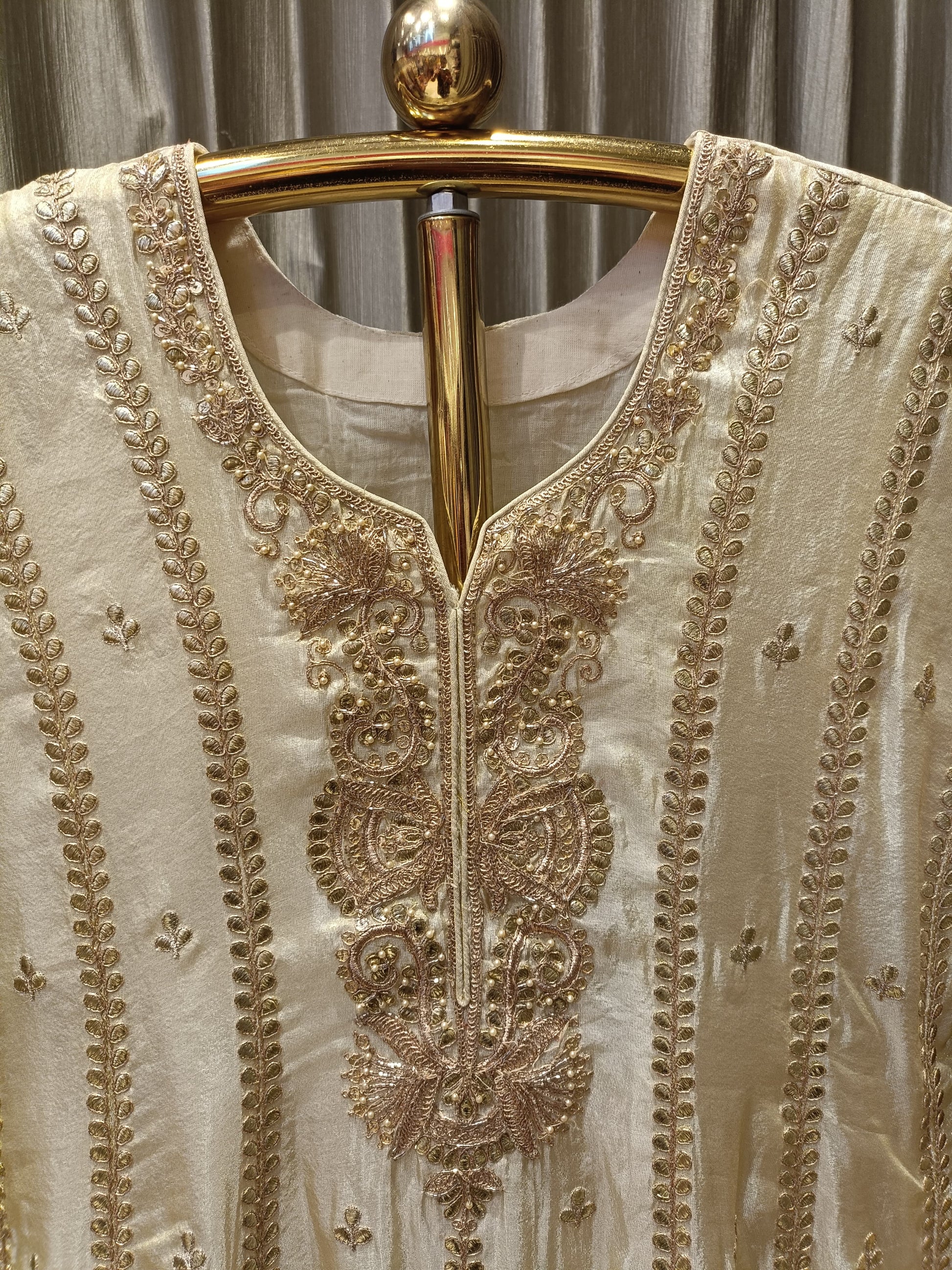 SILK PALAZZO SUIT OCCASION,FESTIVE,PARTY WEAR OUTFIT