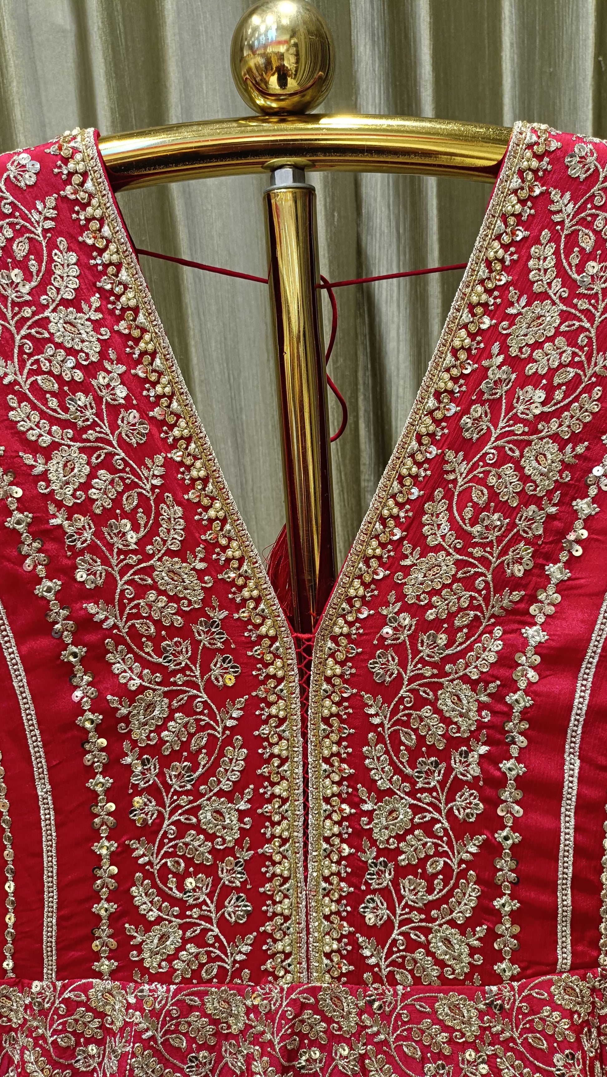 FLOOR LENGTH ANARKALI GOWN WEDDING,RECEPTION,PARTY WEAR OUTFIT