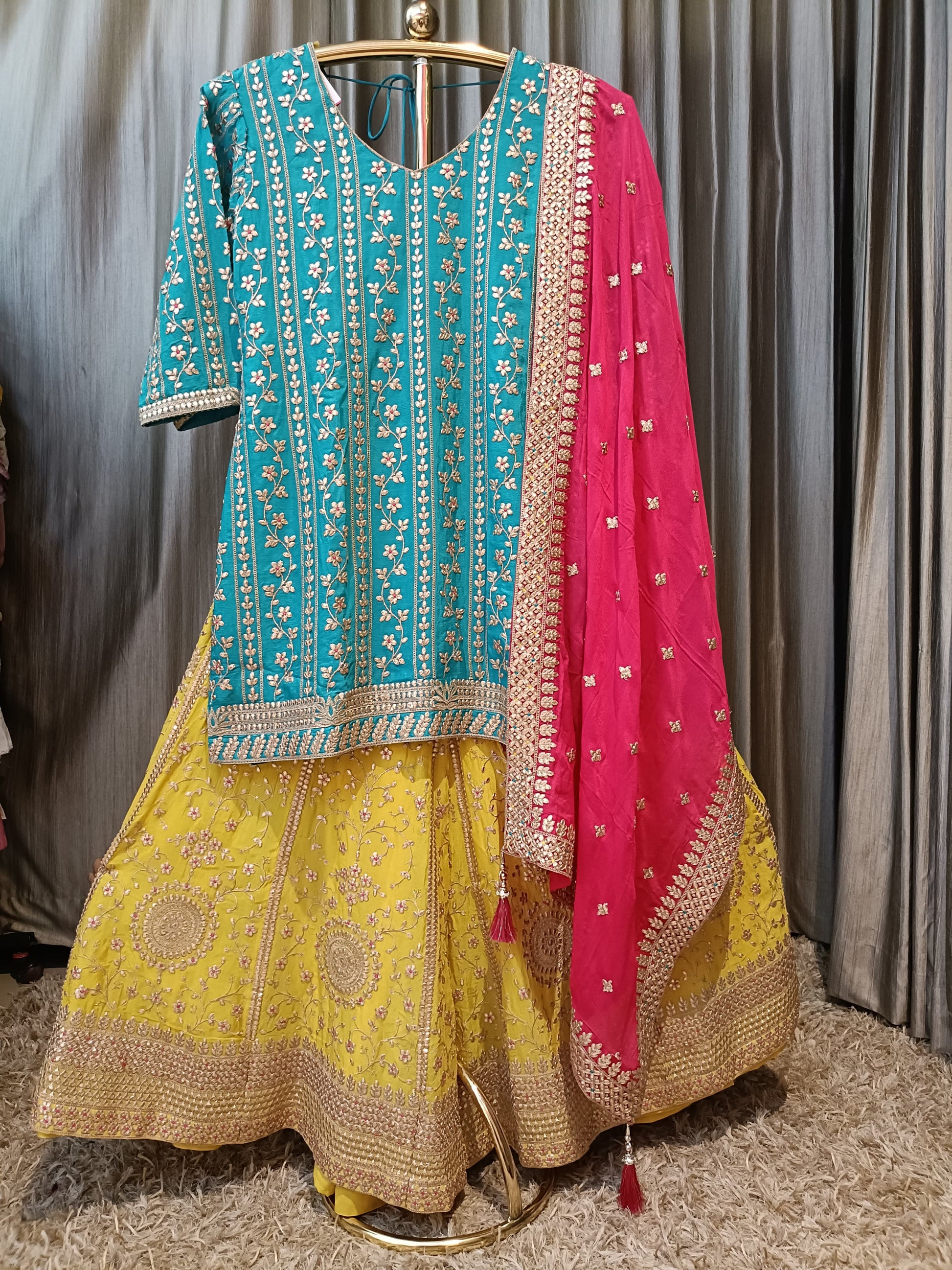 PALAZZO SUIT PARTY WEAR, OCCASSION FESTIVE TRADITIONAL, FUNCTION OUTFIT
