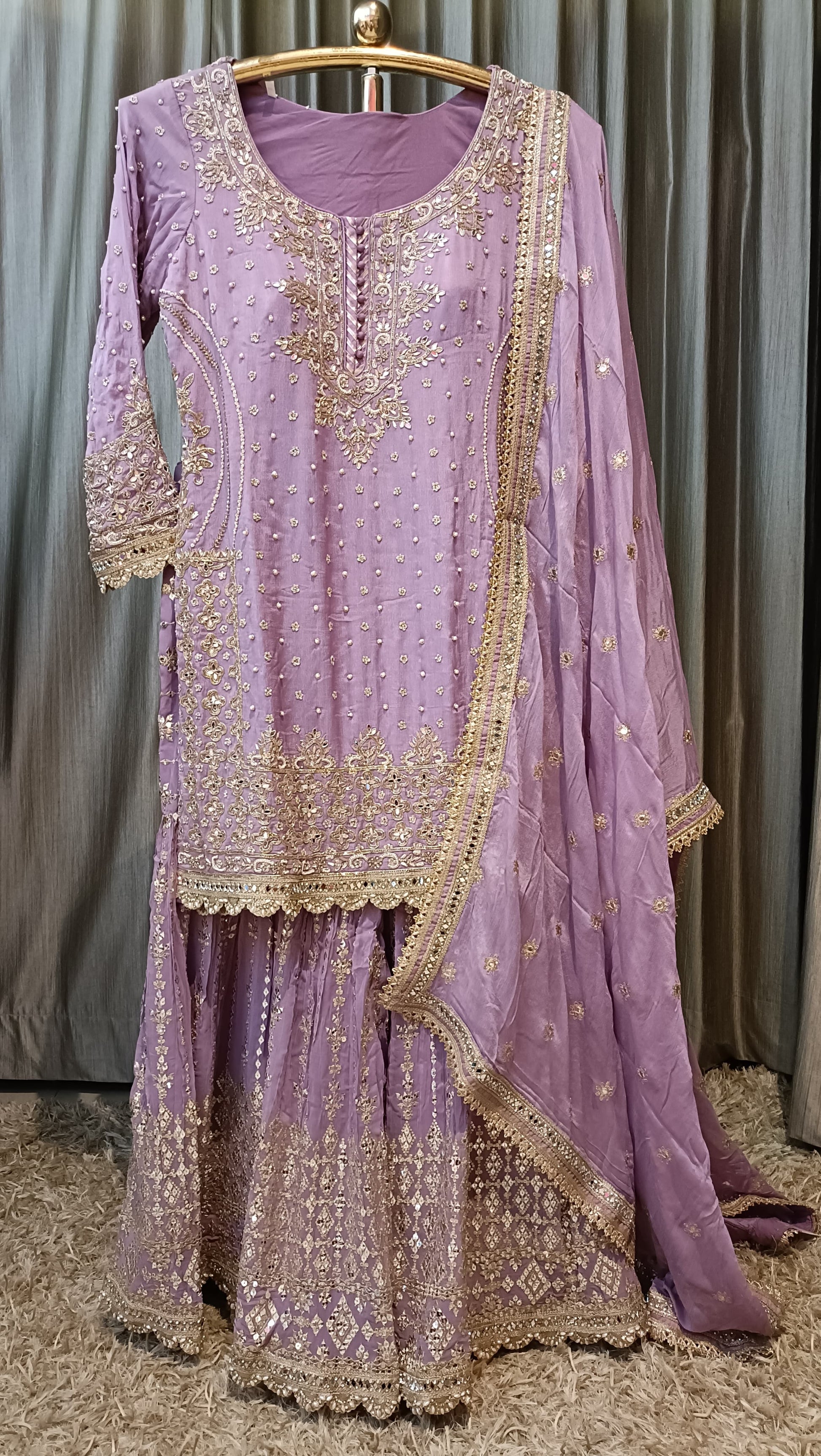 PALAZZO SET OUTFIT WEDDING,RECEPTION,FESTIVE OCCASSION