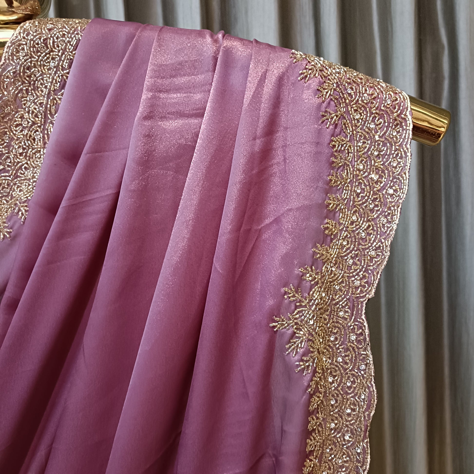 SIMMER TISSUE SAREE ,COCKTAIL PARTIES,EVENING EVENT, RECEPTION