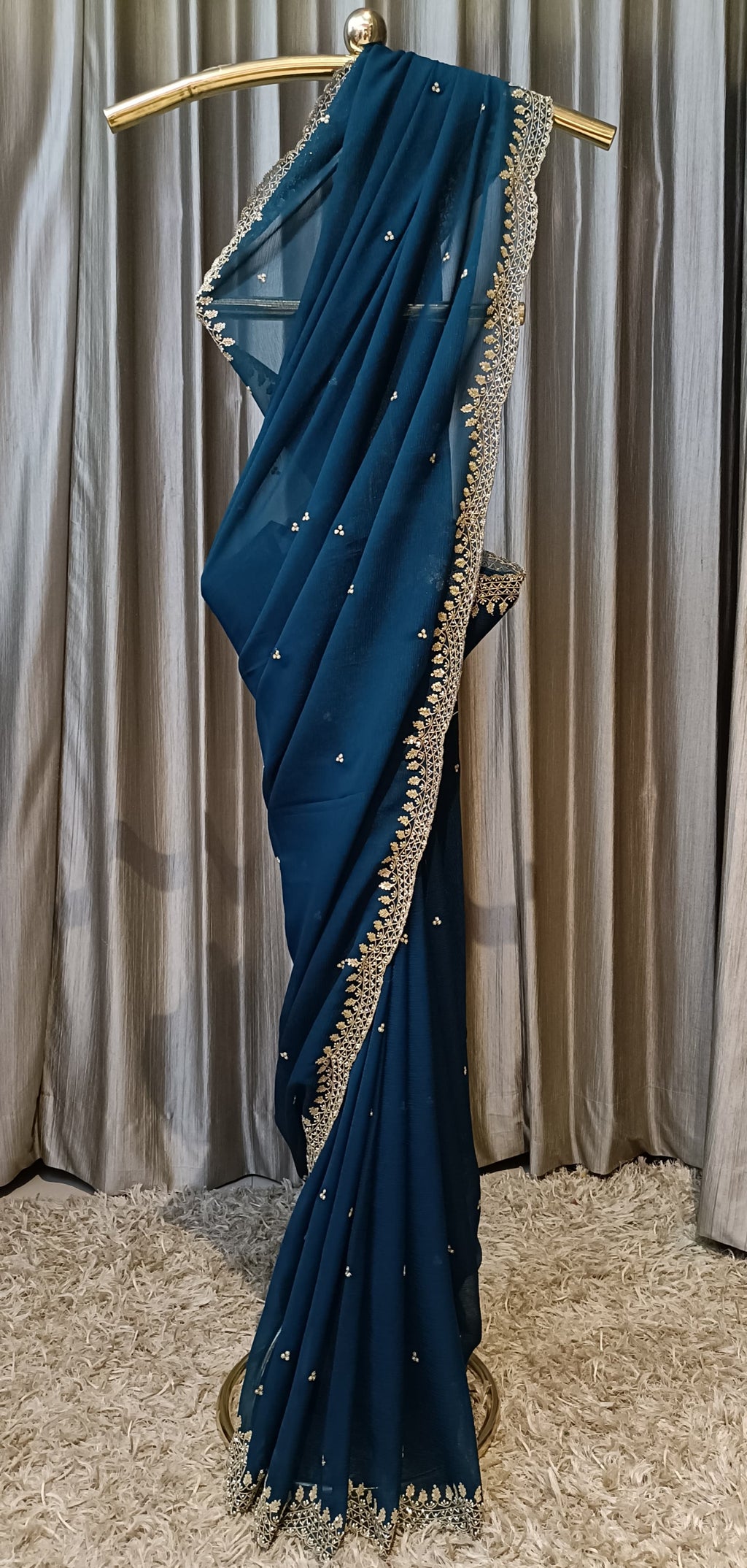 CRUSH ORGANZA SAREE FESTIVE OCASSION,PARTY WEAR SANGEET,