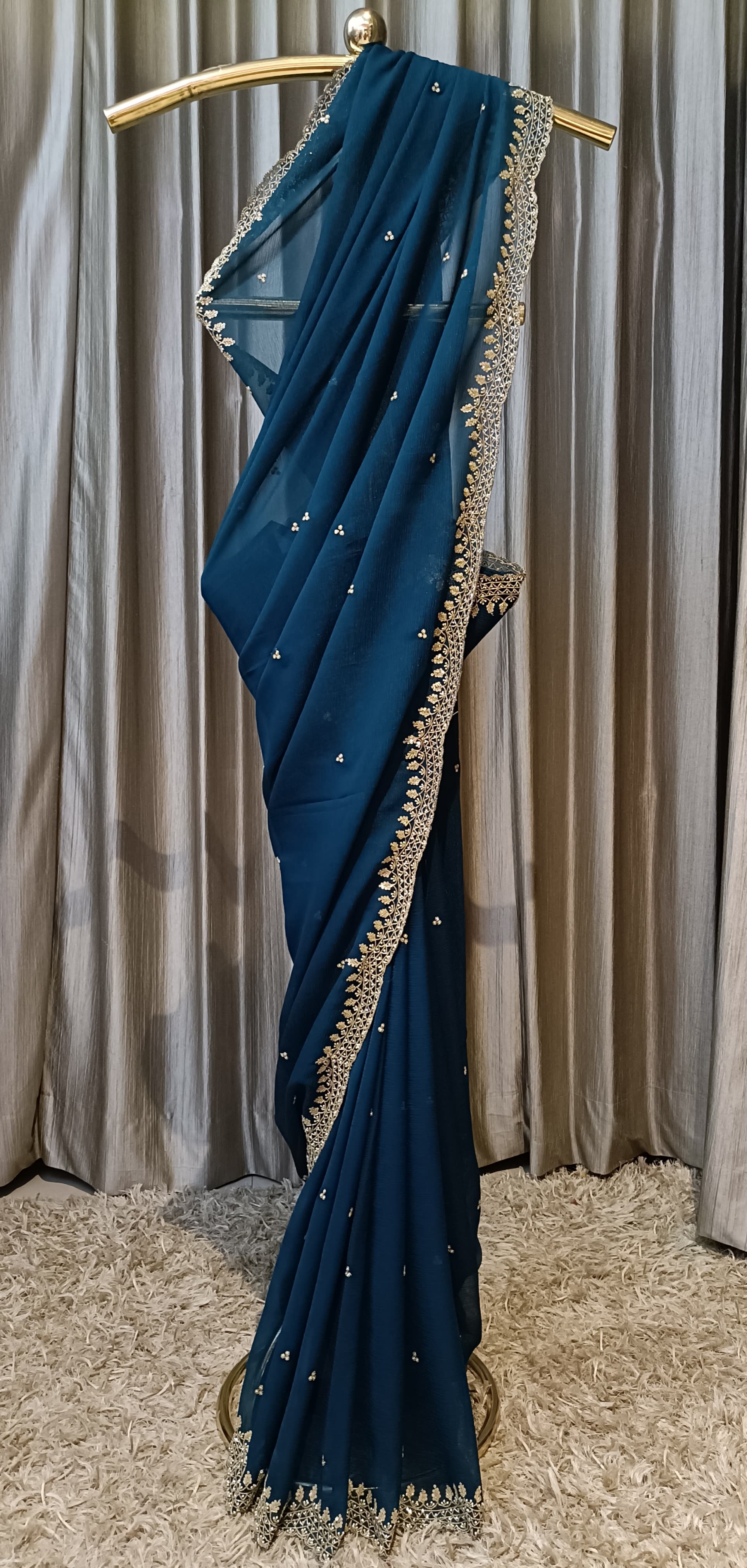 CRUSH ORGANZA SAREE FESTIVE OCASSION,PARTY WEAR SANGEET,