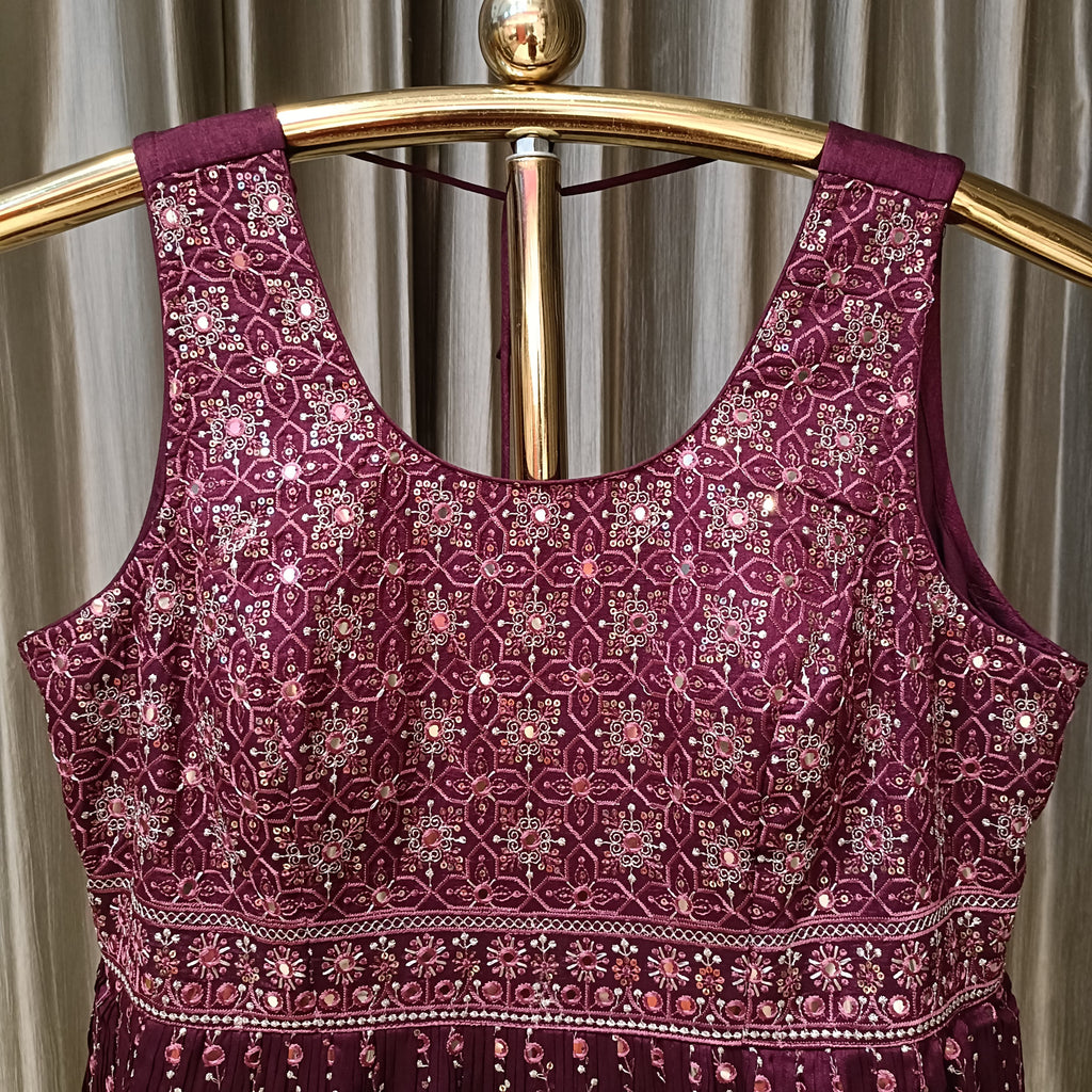 GATHERING STYLE FLOOR LENGHT ANARKALI DRESS FESTIVE OCCASSION,TRADITIONAL OUTFIT