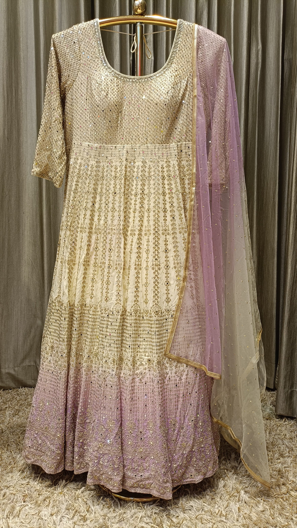 ANARKALI WEDDING RECEPTION PARTY WEAR OUTFIT