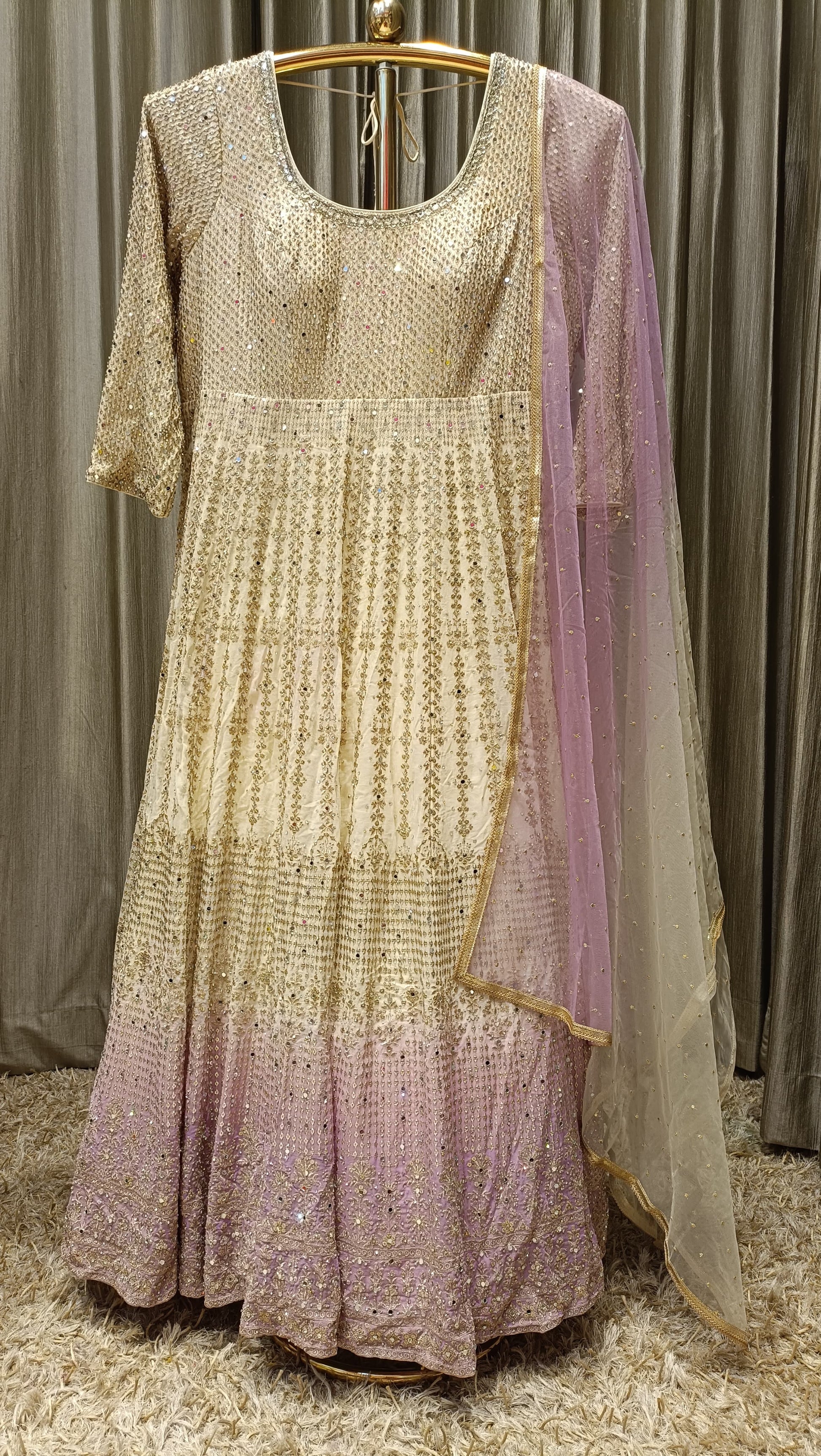 ANARKALI WEDDING RECEPTION PARTY WEAR OUTFIT