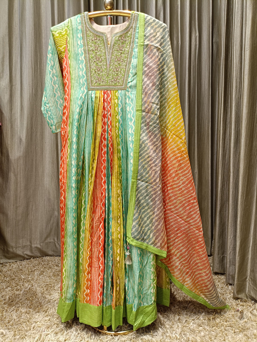 ANARKALI DRESS SANGEET,EVENING OUTFIT