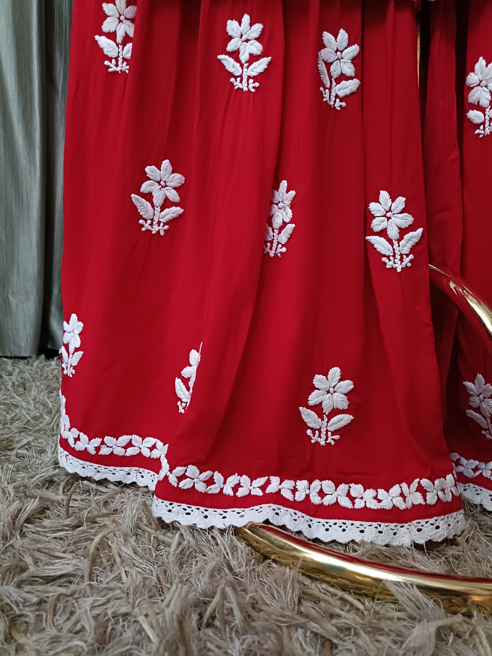 LAKHNAVI KURTI SET