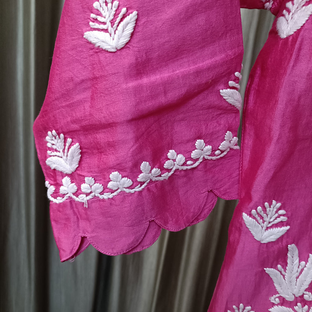 LAKHNAVI KURTI SET