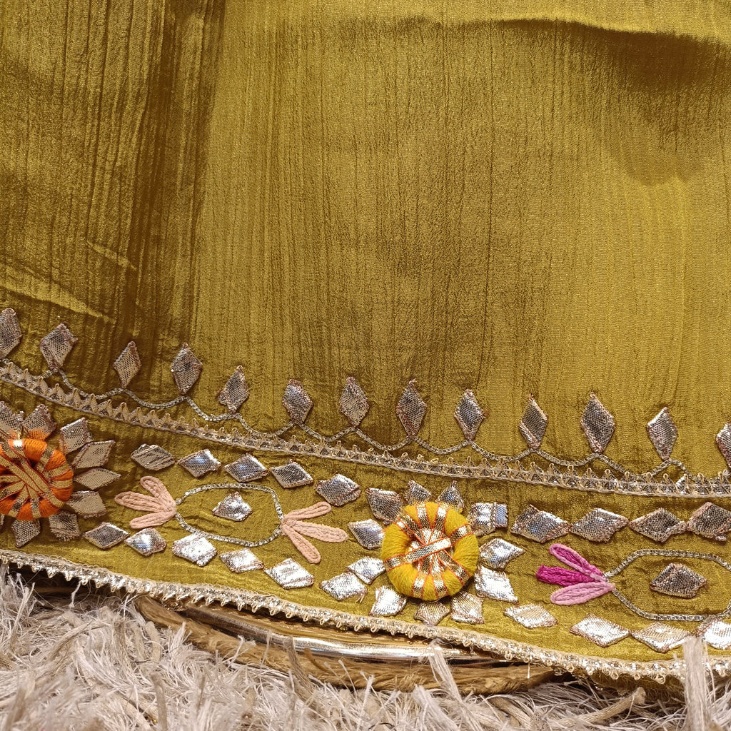 HALDI,MEHNDI,FESTIVE,TRADITIONAL,FUNCTIONAL PALAZZO SUIT