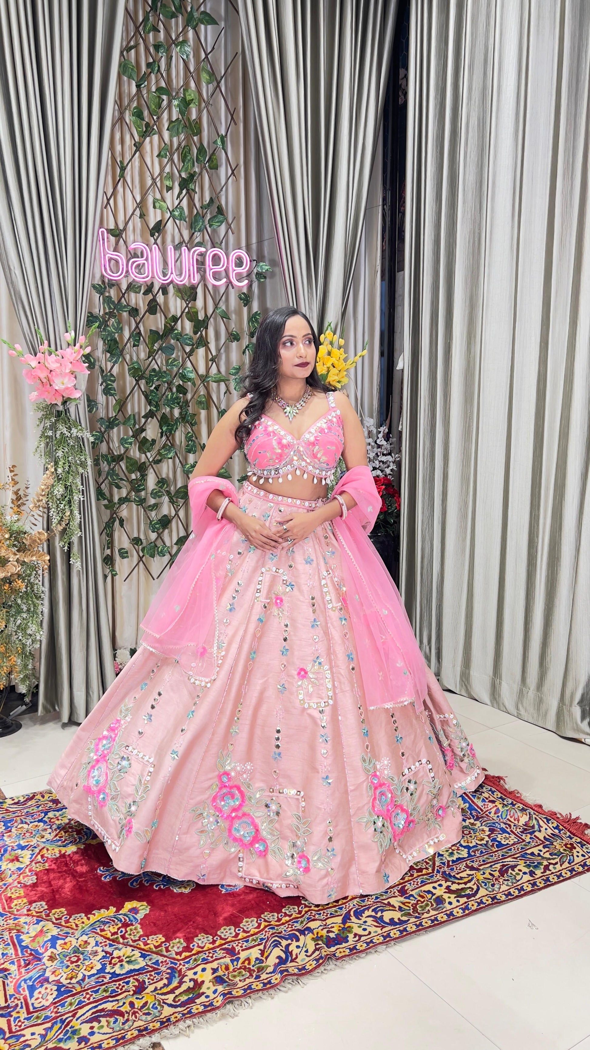 RECEPTION,PARTY WEAR,SANGEET,MEHNDI,DESIGNER LEHENGA CHOLI