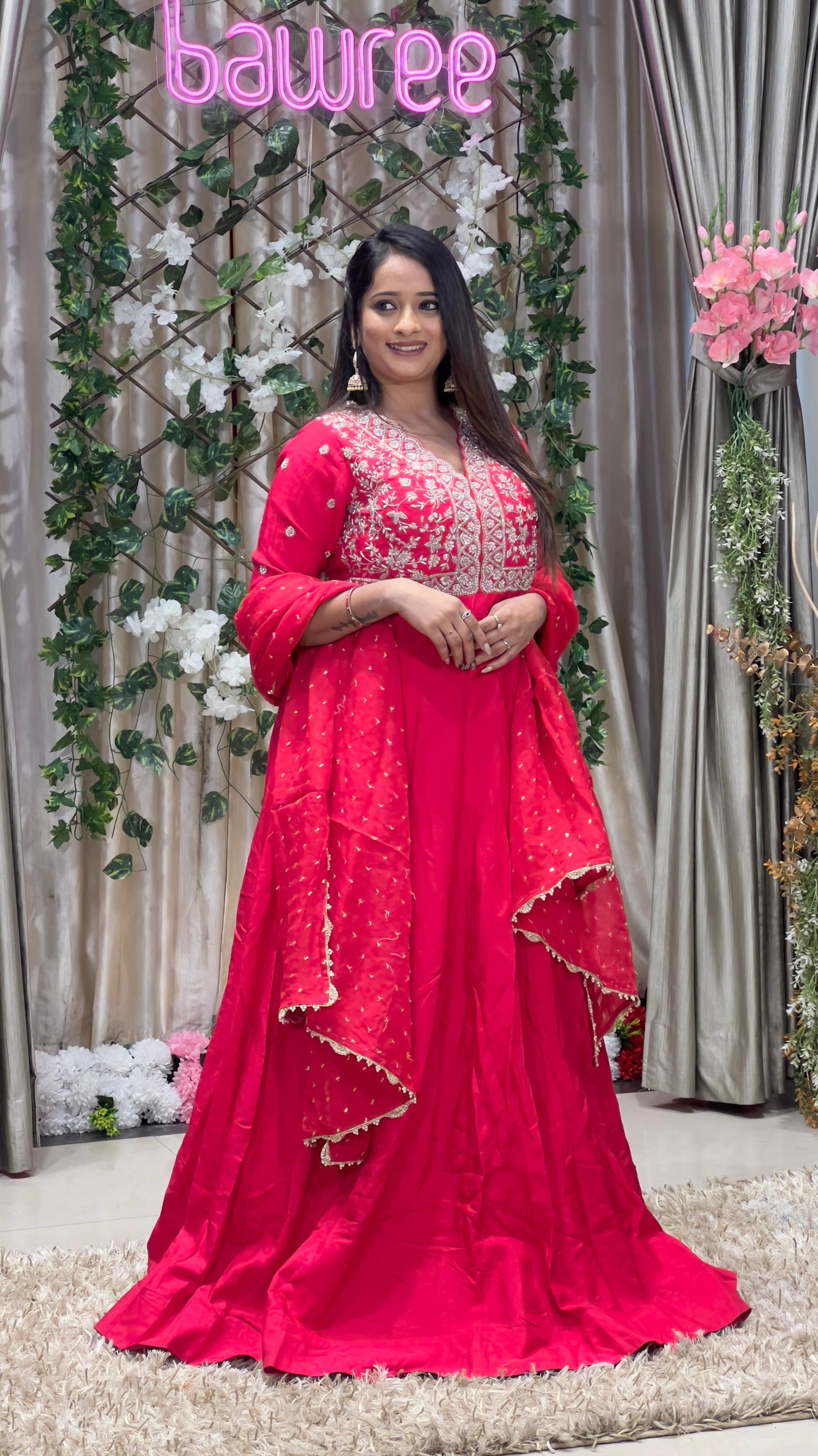ANARKALI DRESS,PARTY WEAR,FESTIVE OCCASSION,RECEPTION