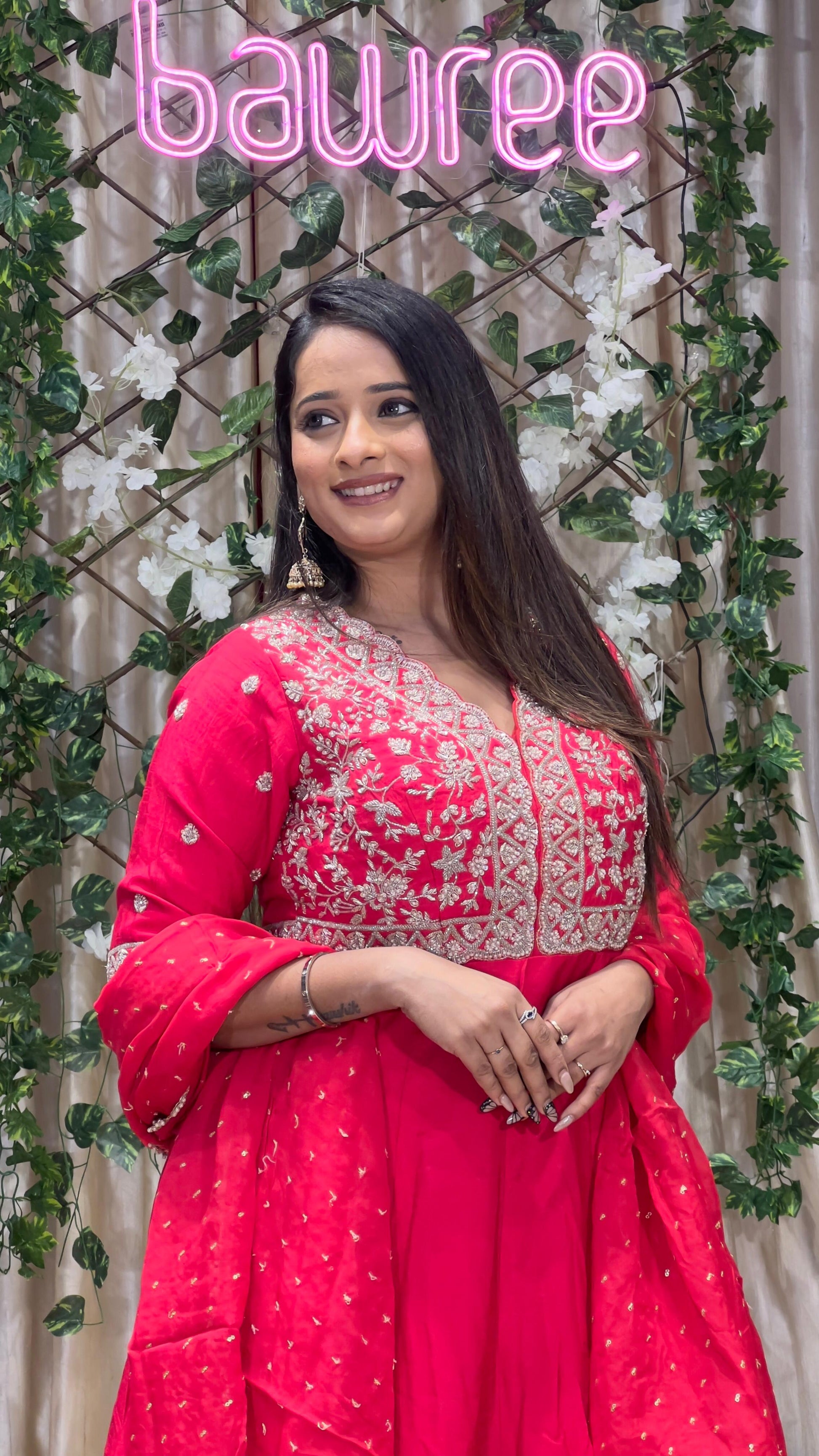 ANARKALI DRESS,PARTY WEAR,FESTIVE OCCASSION,RECEPTION