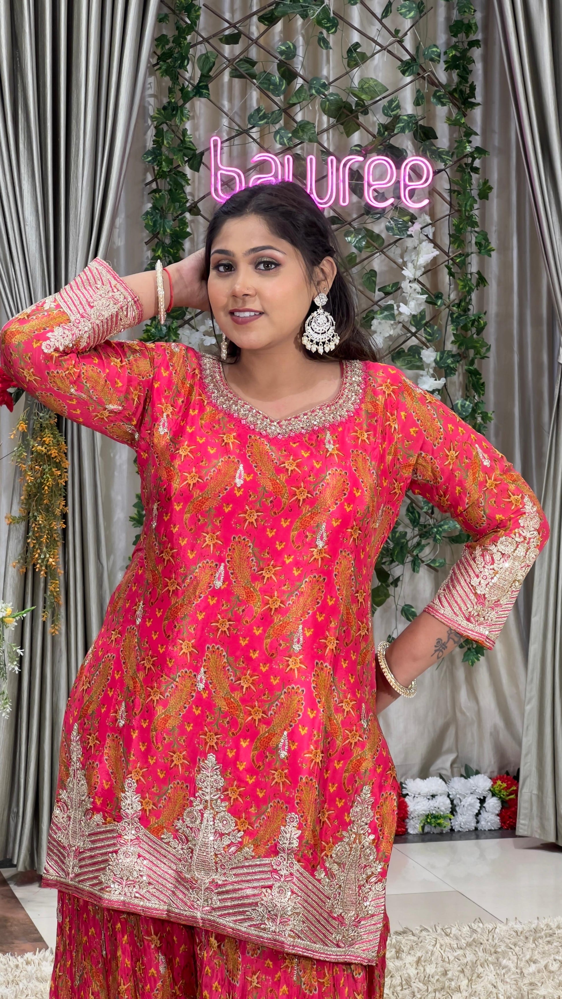 TRADITIONAL,FESTIVAL,PARTY WEAR GHARARA SUIT