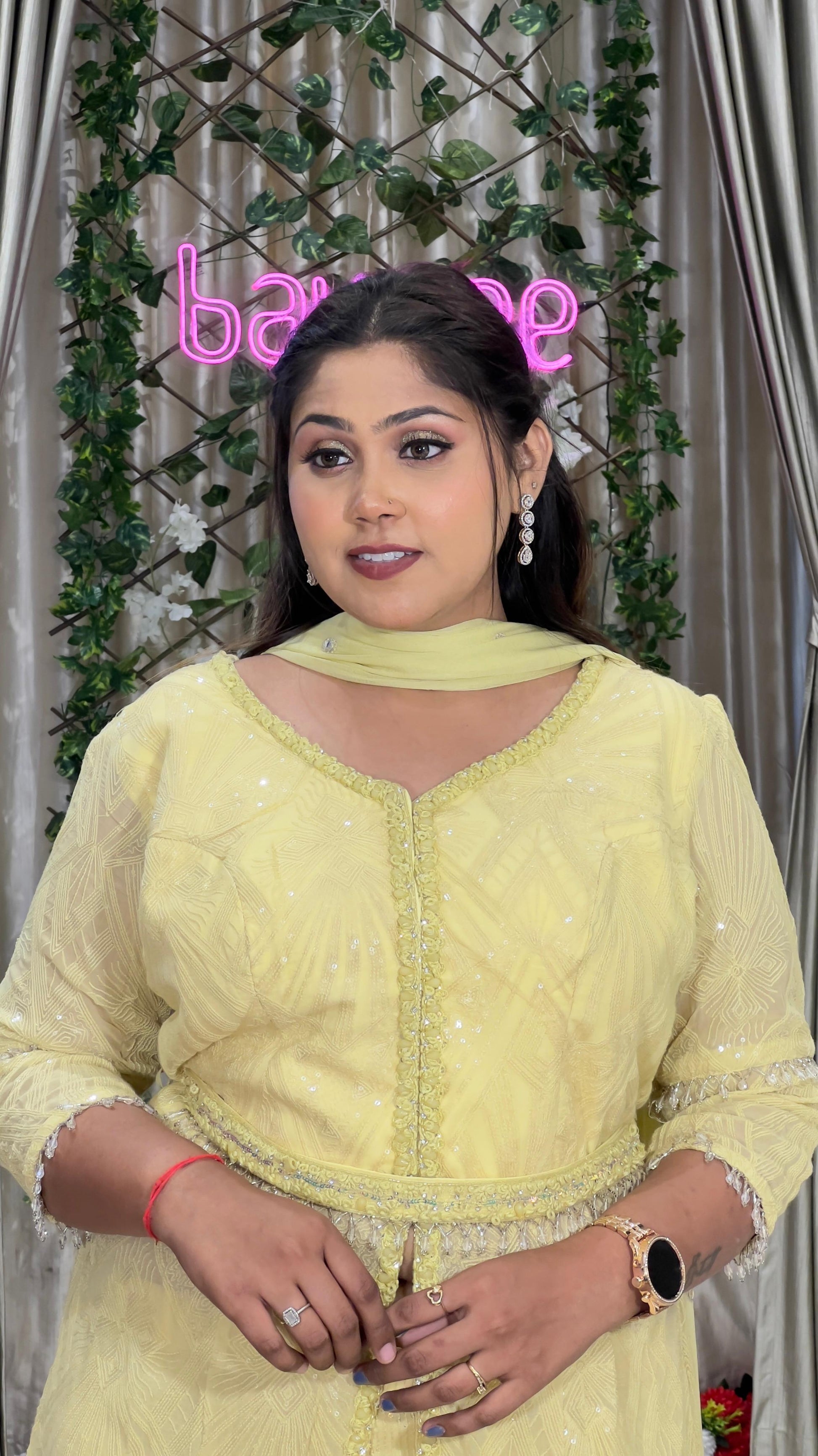 INDO-WESTERN,HALDI,MEHNDI,SANGEET,PLUS SIZE PALAZZO SUIT
