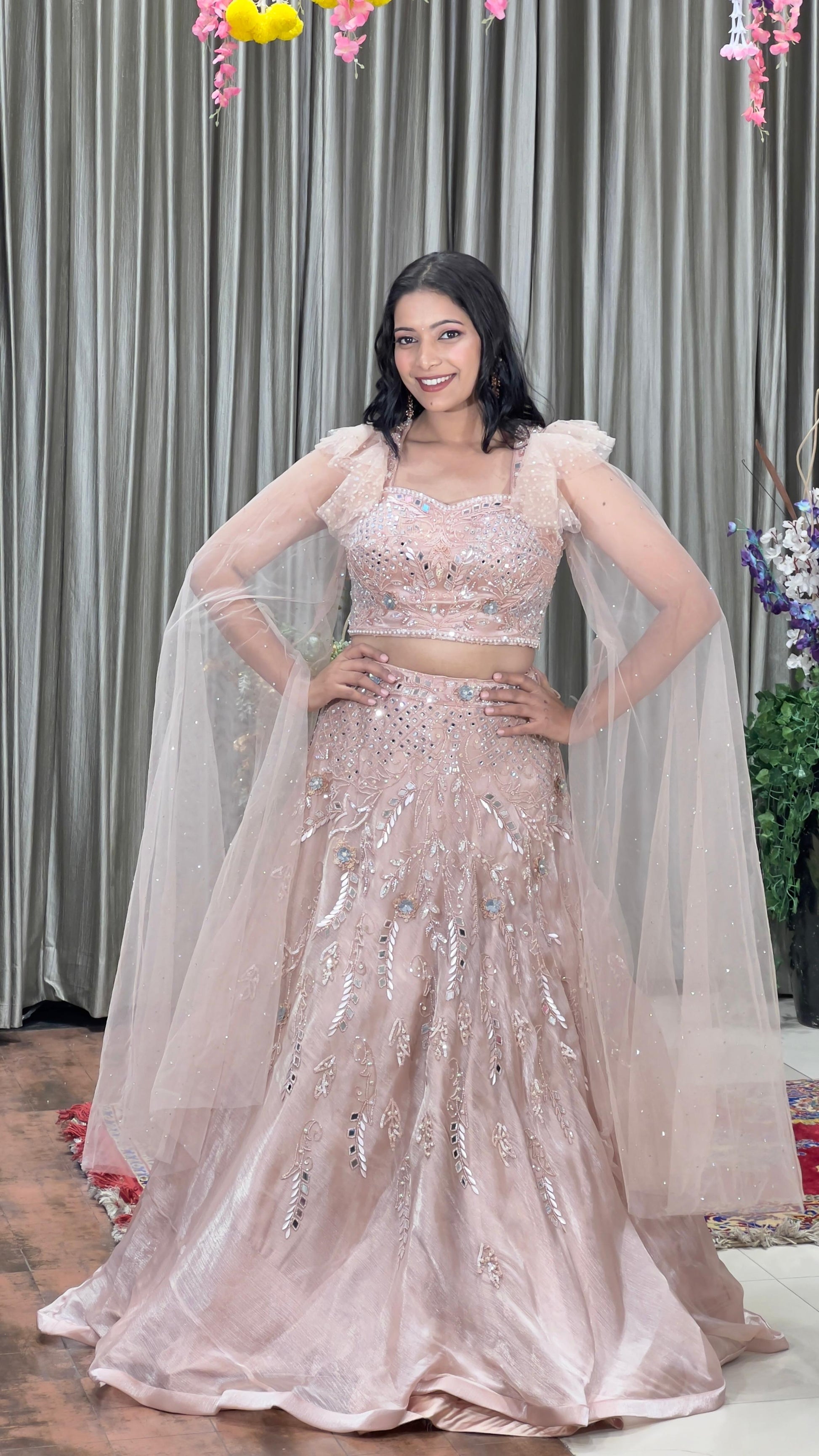 RECEPTION,ENGAGEMENT DESIGNER WEAR LEHENGA CHOLI