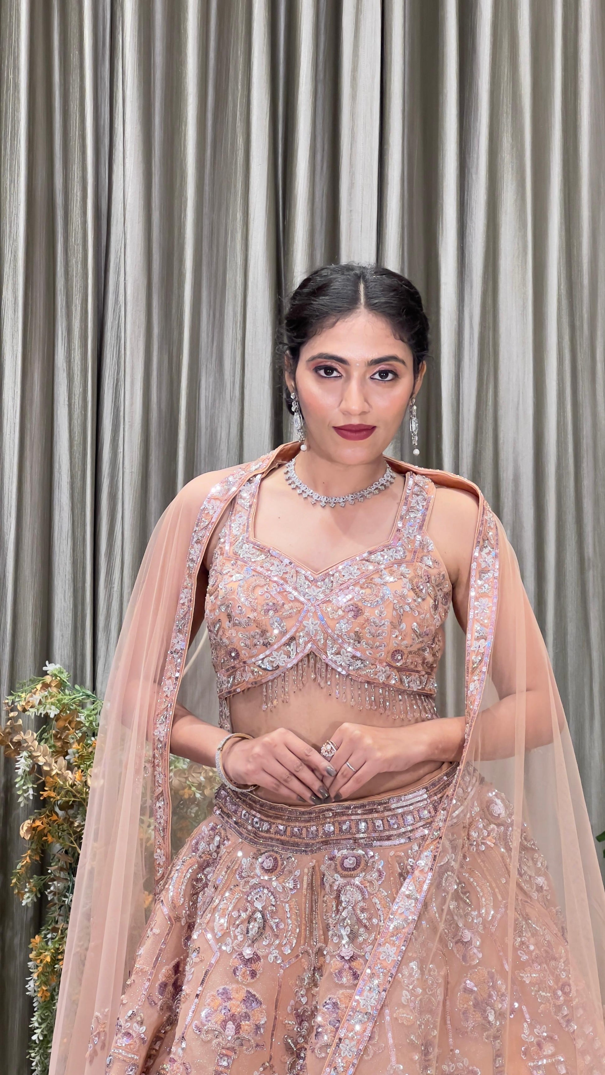 WEDDING,RECEPTION BRIDAL WEAR DESIGNER LEHENGA CHOLI