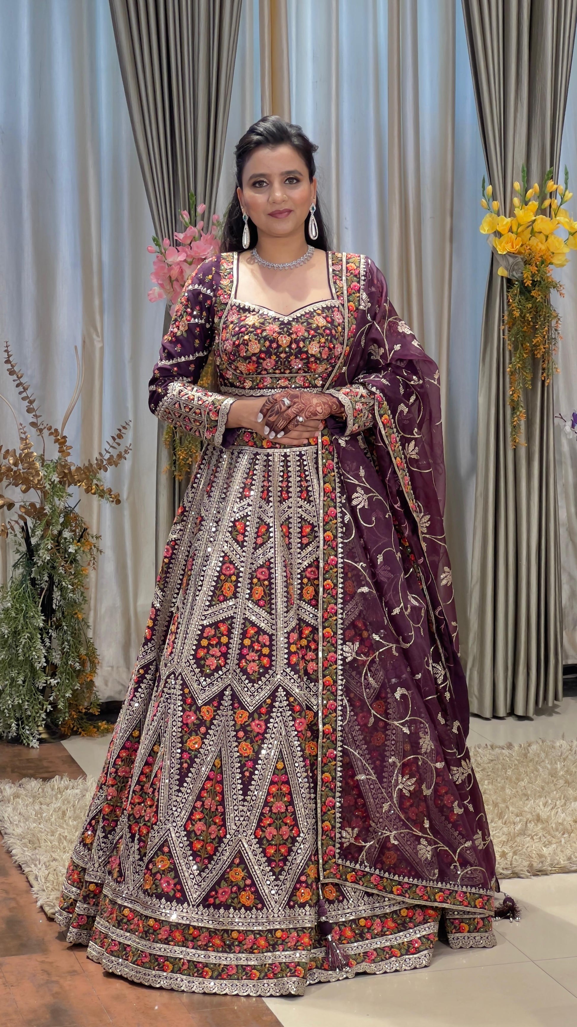 RECEPTION,PARTY WEAR,WEDDING,ENGAGEMENT,SANGEET LEHENGA CHOLI