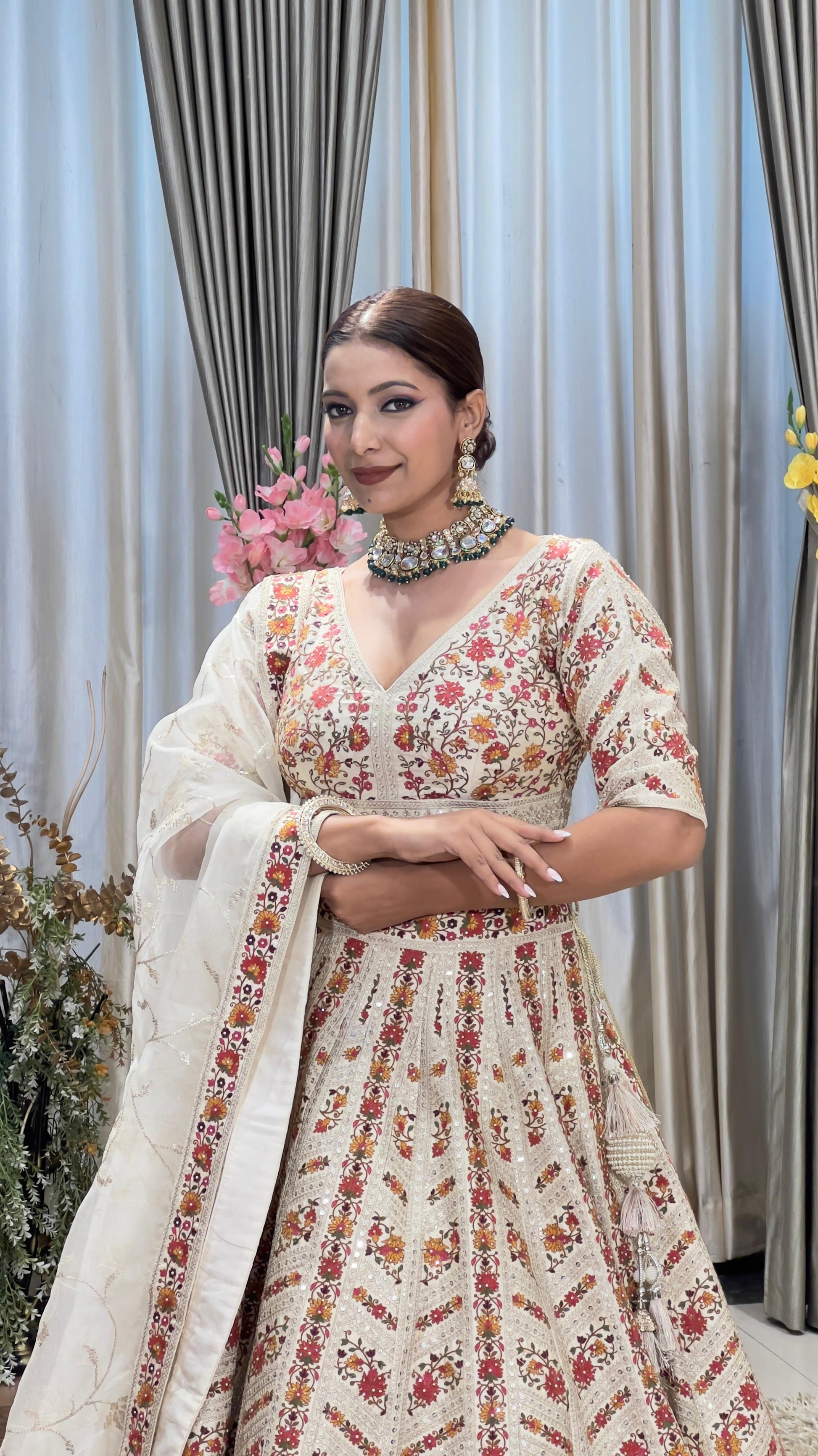 SANGEET,MEHNDI,RECEPTION,WEDDING,DESIGNER LEHENGA CHOLI