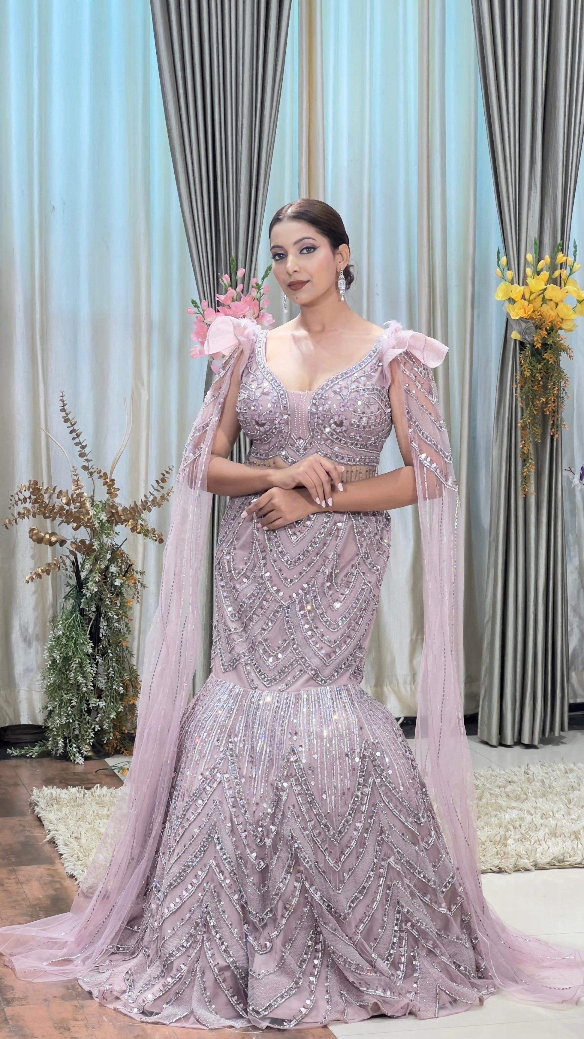 MERMAID,FISHCUT,PARTY WEAR,DESIGNER LEHENGA CHOLI