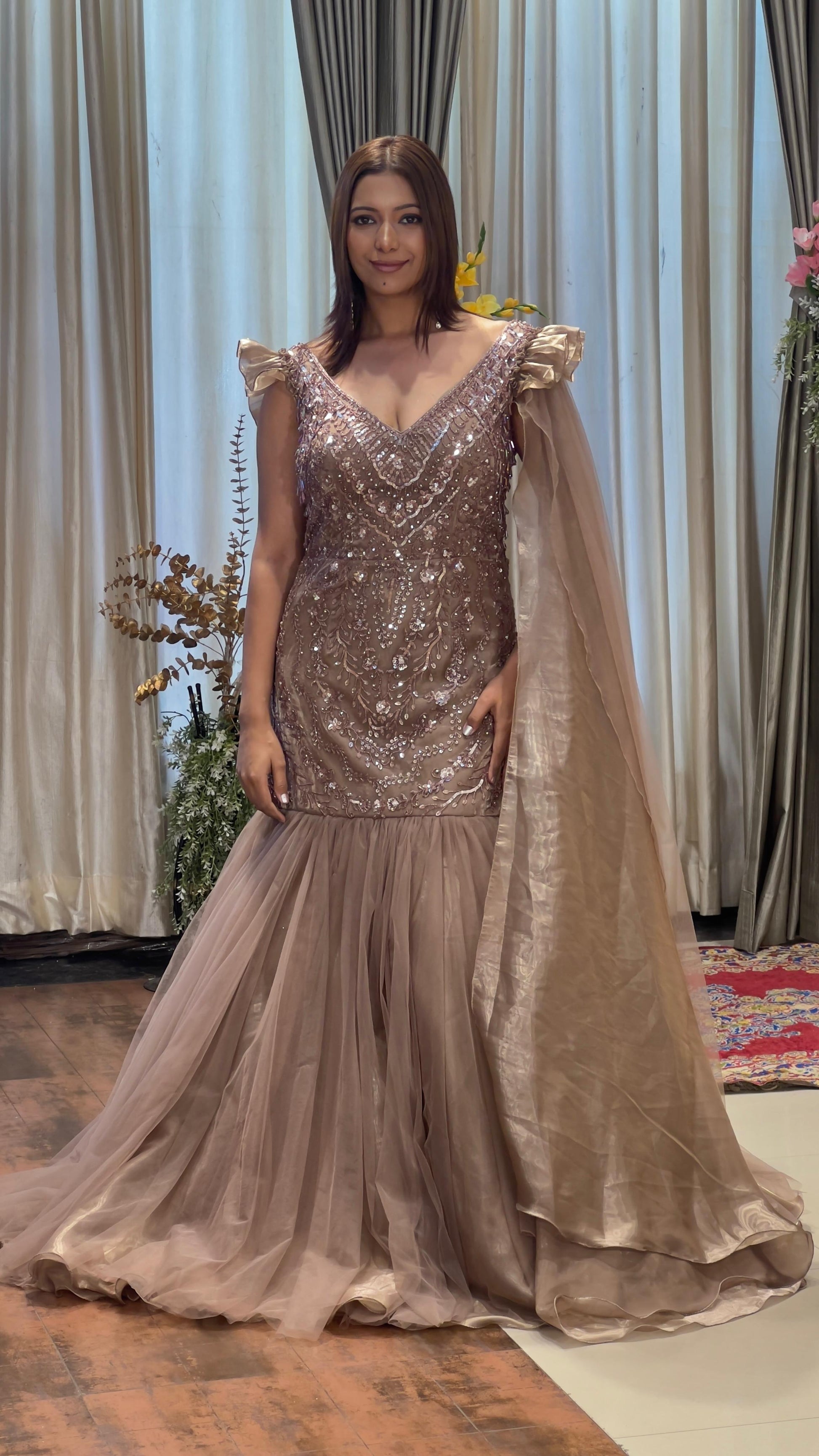 PARTY WEAR,COCKTAIL,SANGEET,MERMAID,FISHCUT GOWN