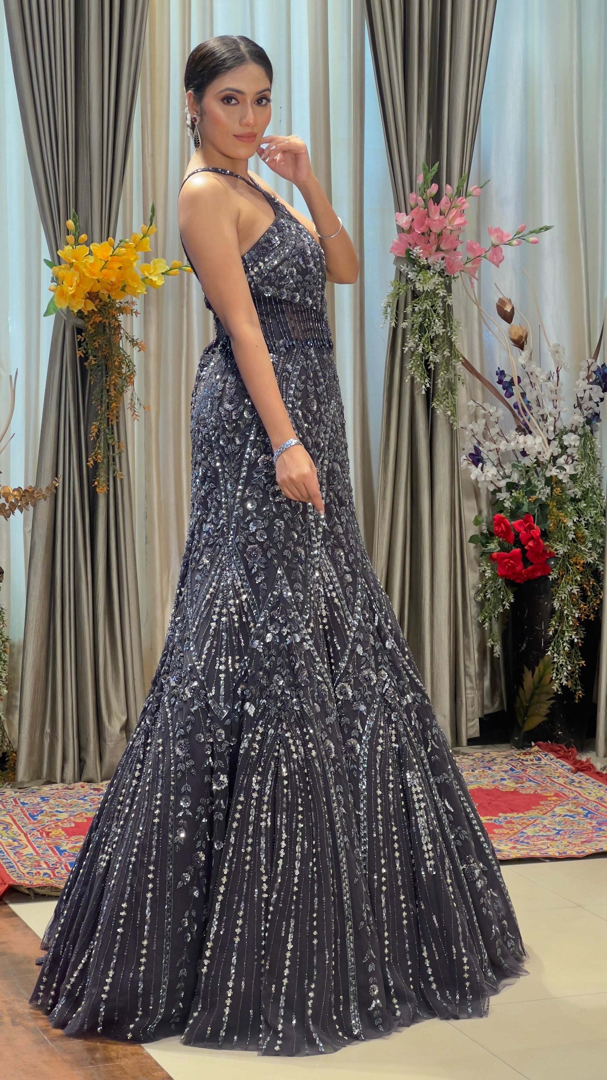 PARTY WEAR,COCKTAIL,RECEPTION,SANGEET BALL GOWN