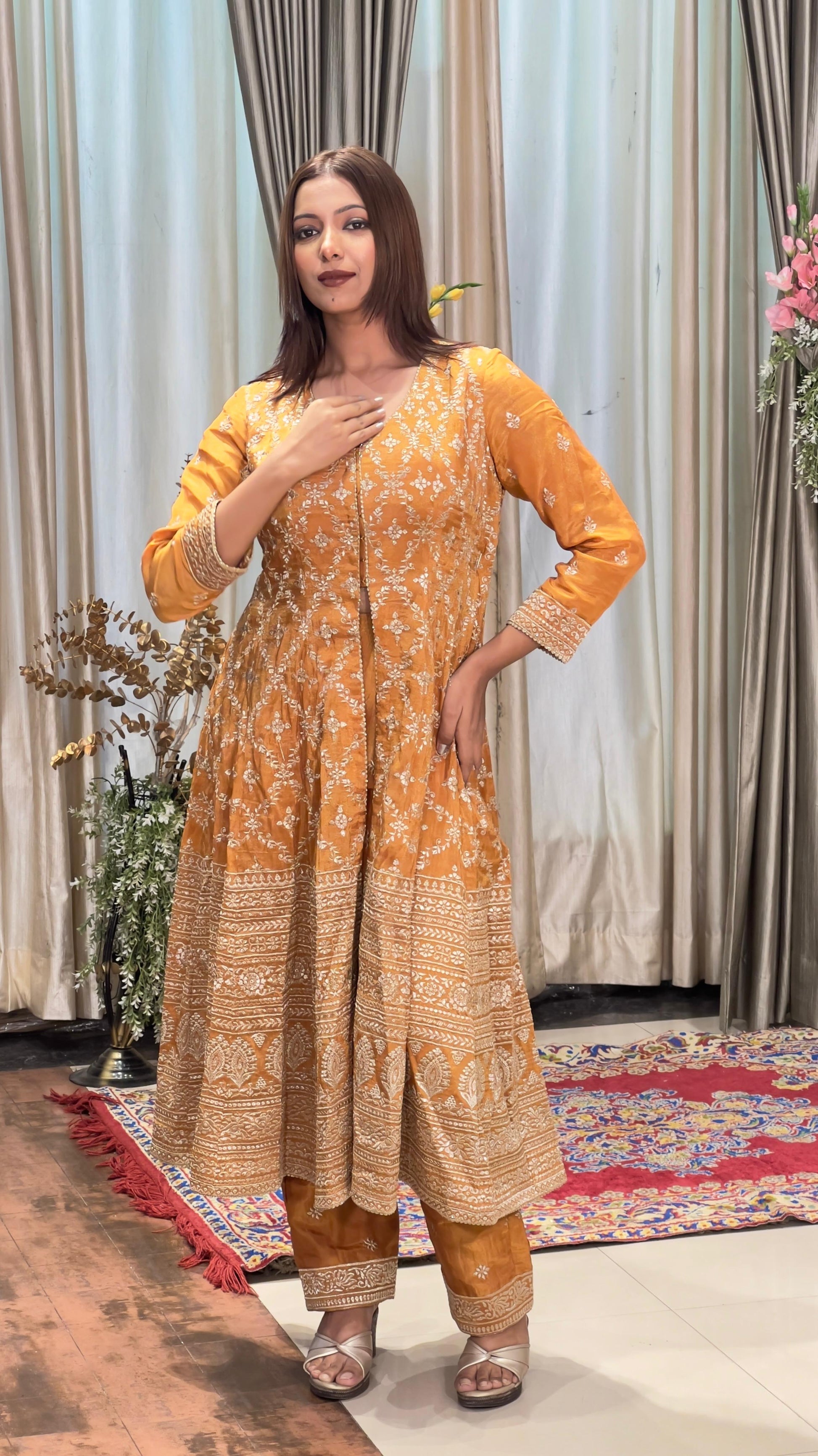 FESTIVAL,SANGEET,TRADITIONAL,HALDI LOOK SUIT