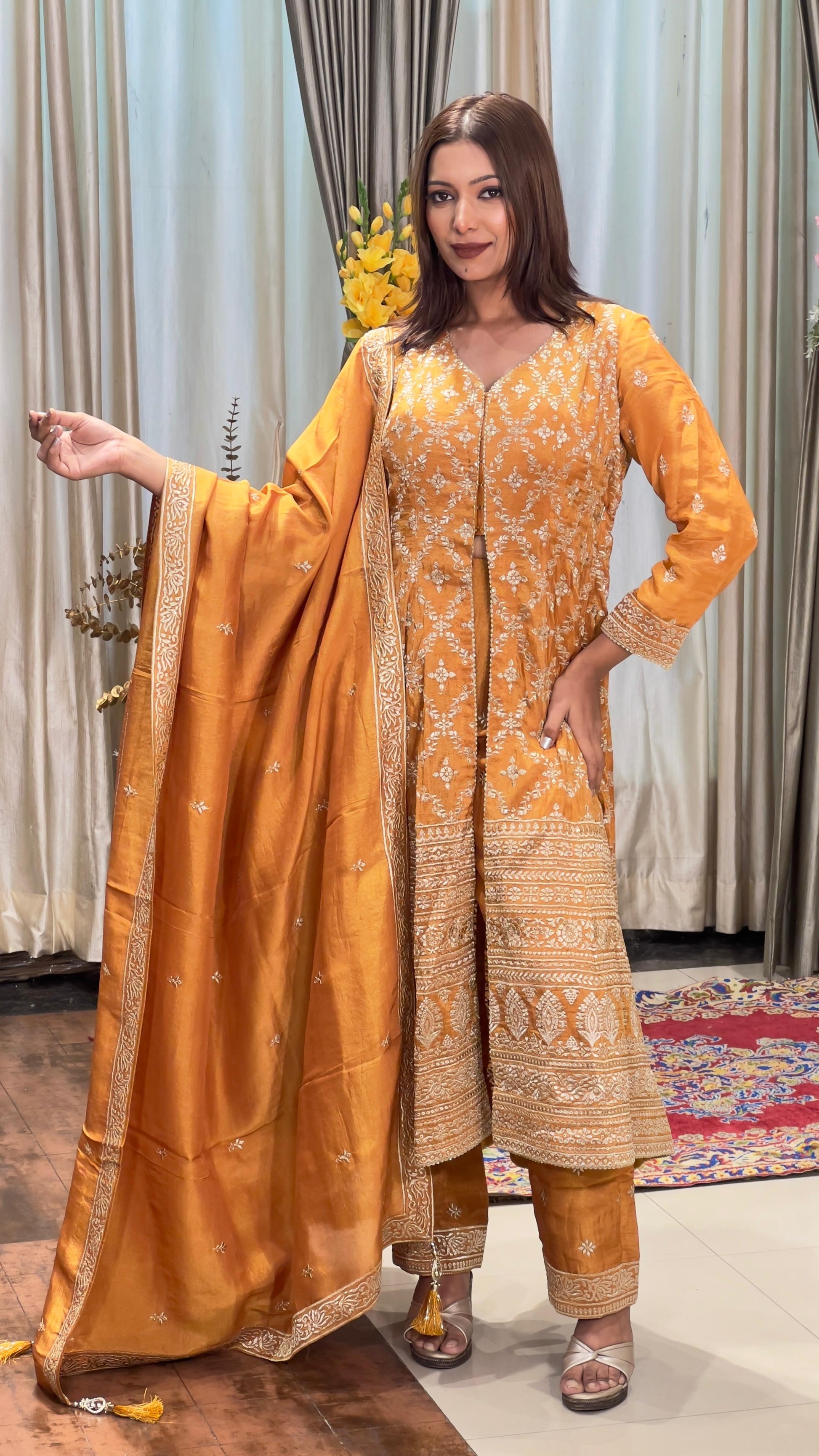 FESTIVAL,SANGEET,TRADITIONAL,HALDI LOOK SUIT