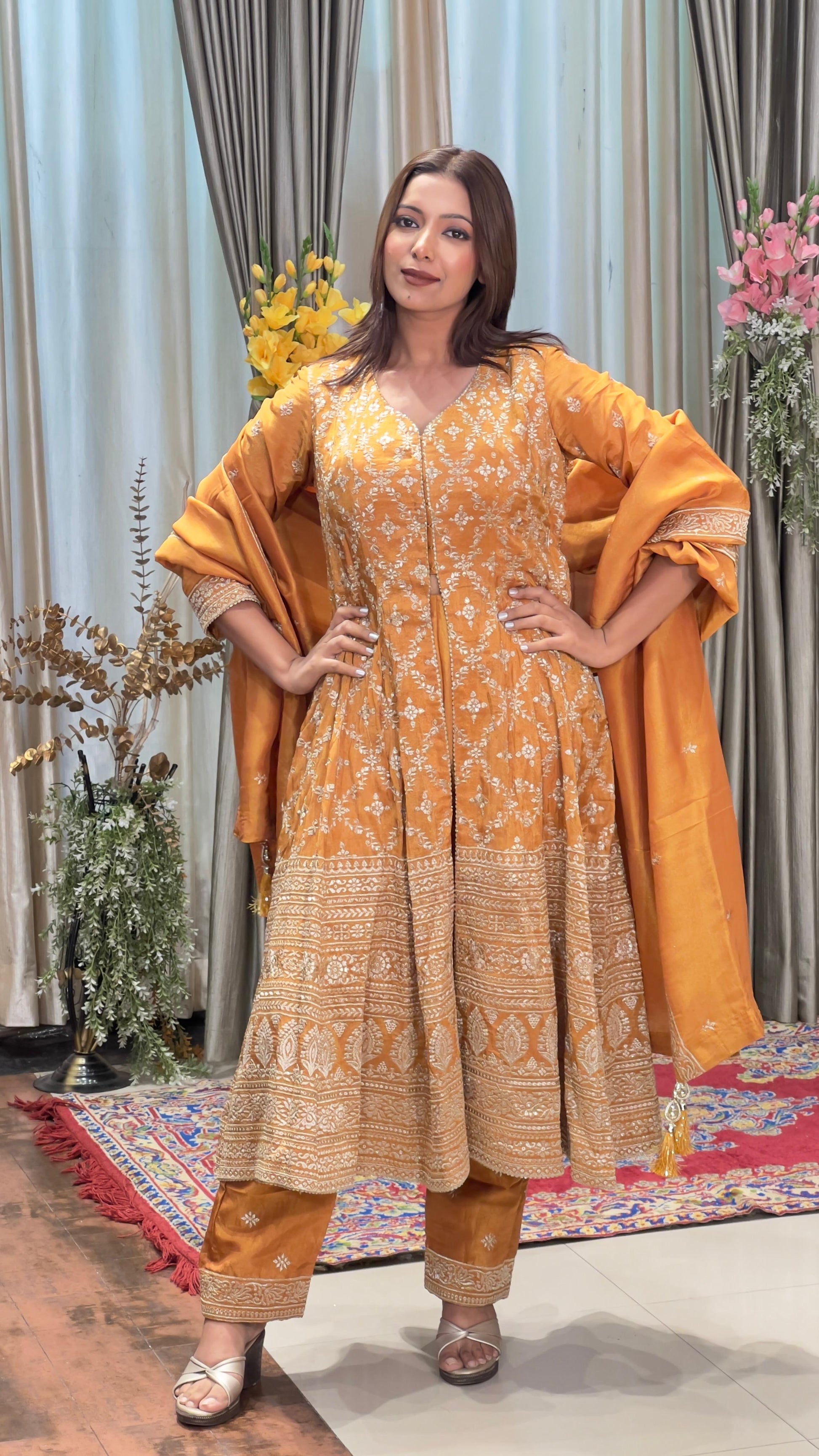 FESTIVAL,SANGEET,TRADITIONAL,HALDI LOOK SUIT