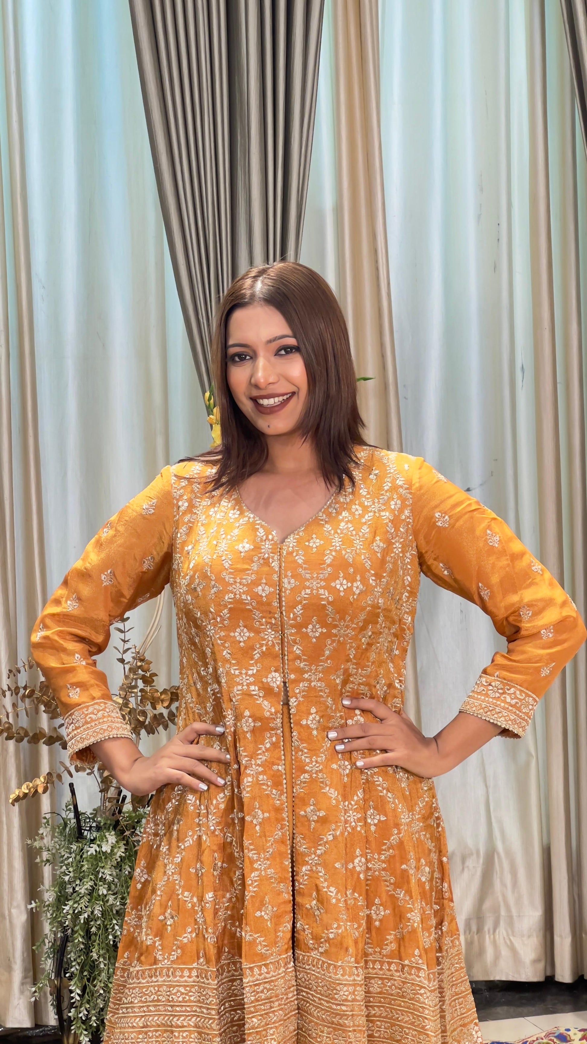 FESTIVAL,SANGEET,TRADITIONAL,HALDI LOOK SUIT