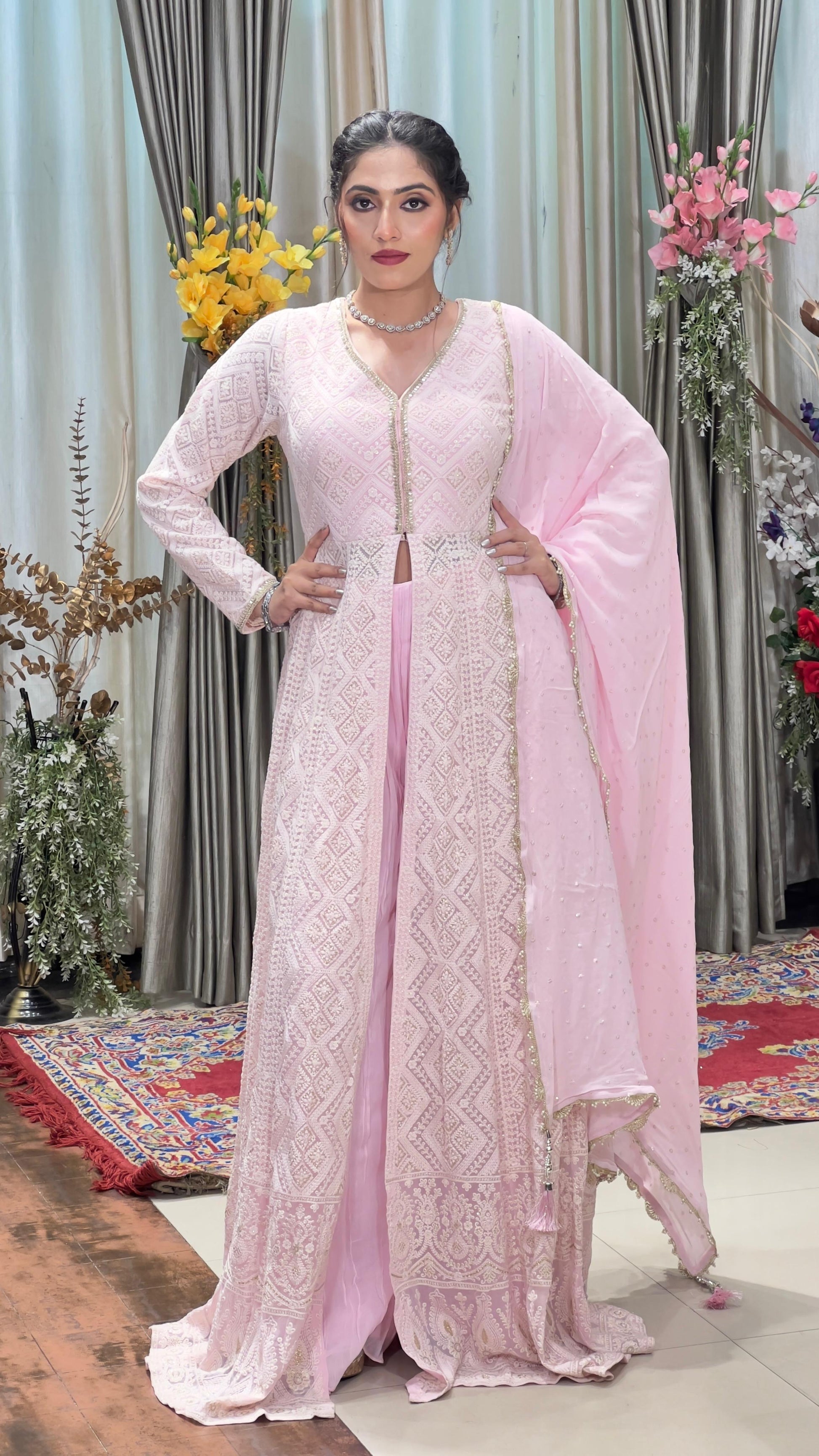 LAKHNAVI SUIT,SANGEET,PARTY WEAR,TRADITIONAL SUIT