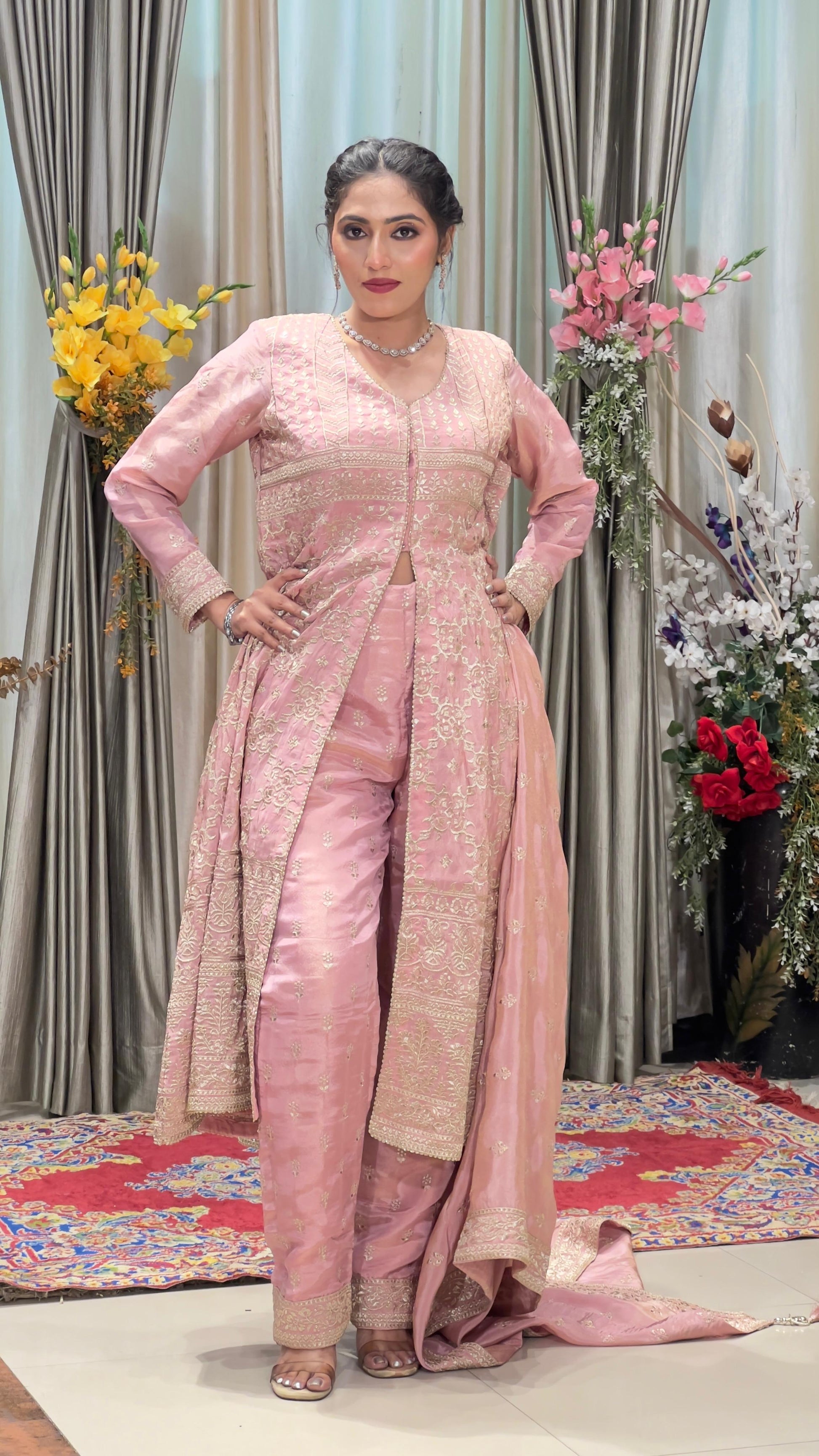 HEAVY BOTTOM,SANGEET,TRADITIONAL,PALAZZO SUIT