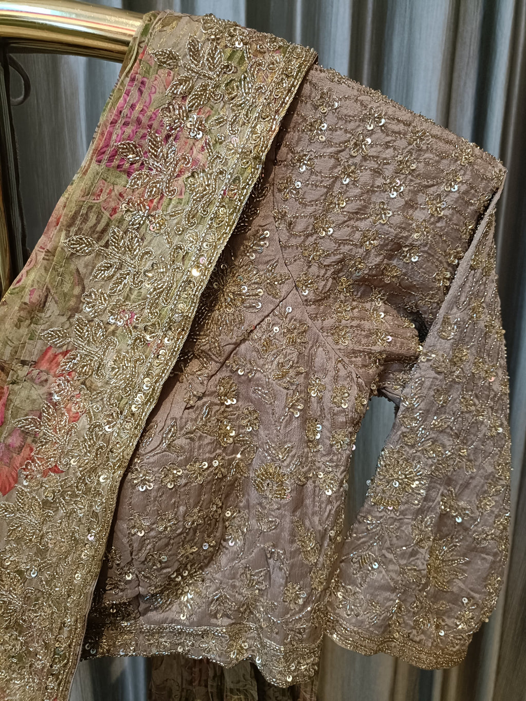 DESIGNER,PARTY WEAR,PRINTED READY TO WEAR WITH BLOUSE SAREE