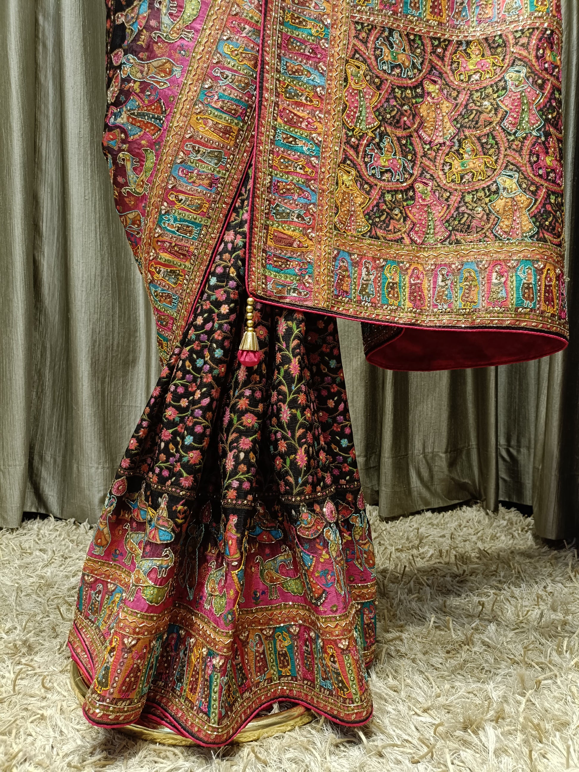 TRADITIONAL,SANGEET WEAR & FESTIVAL WEAR SAREE