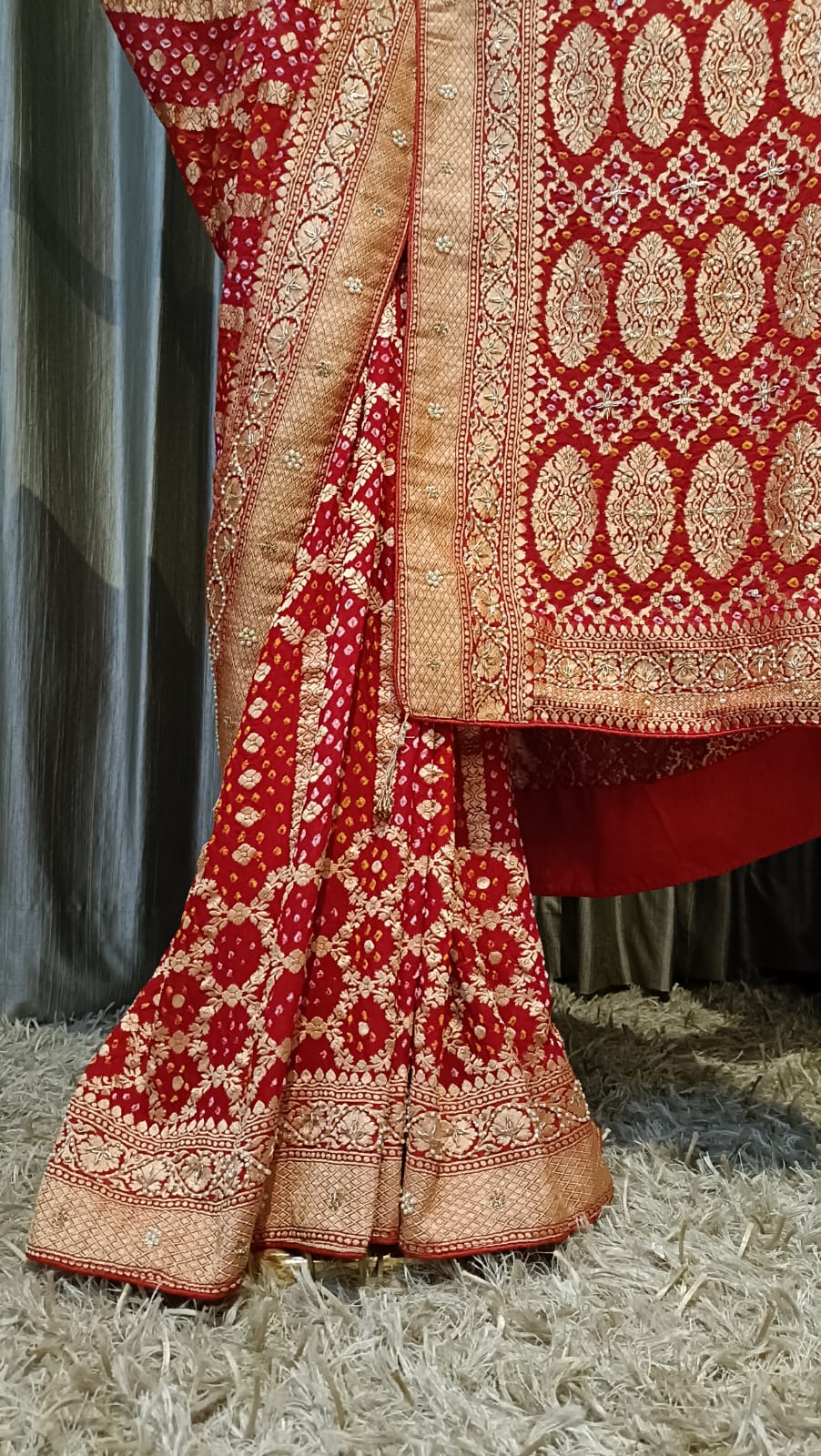 WEDDING,FESTIVAL,TRADITIONAL,BANDHNI SAREE