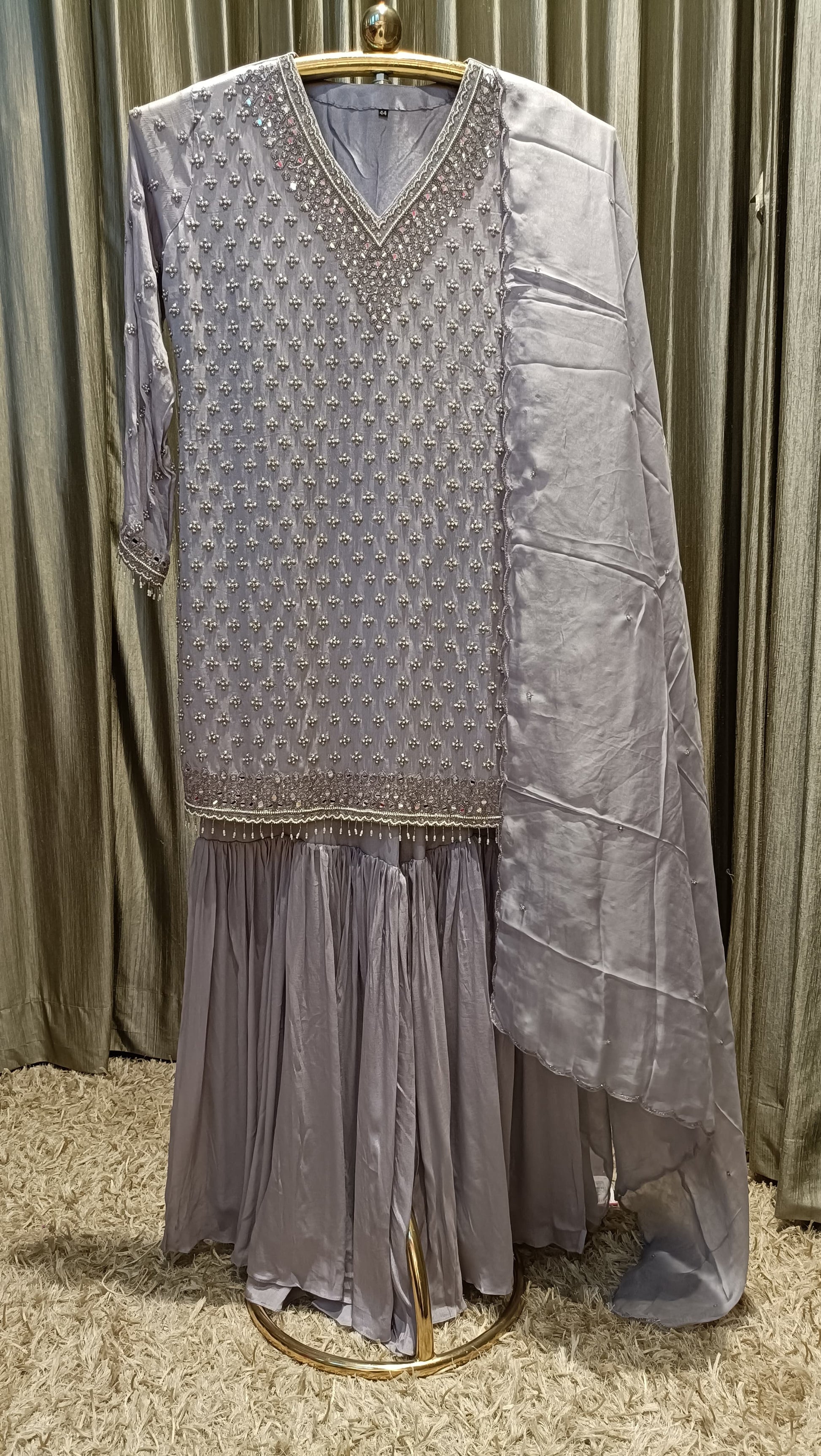 SANGEET,MEHNDI,PARTY WEAR GHARARA SUIT