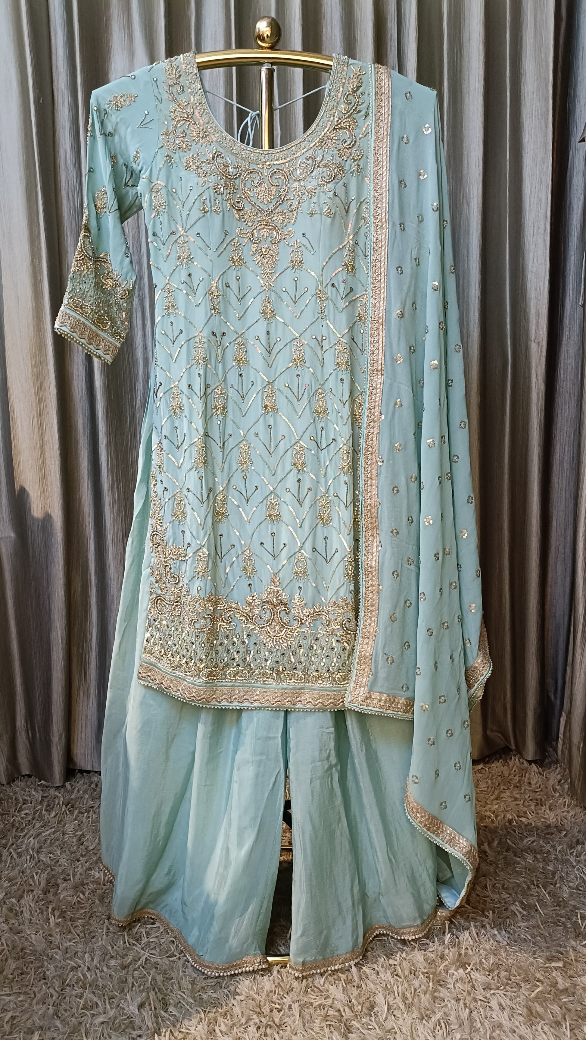 PALAZZO SET EVENING OUTING,RECEPTION, SANGEET,PARTY WEAR
