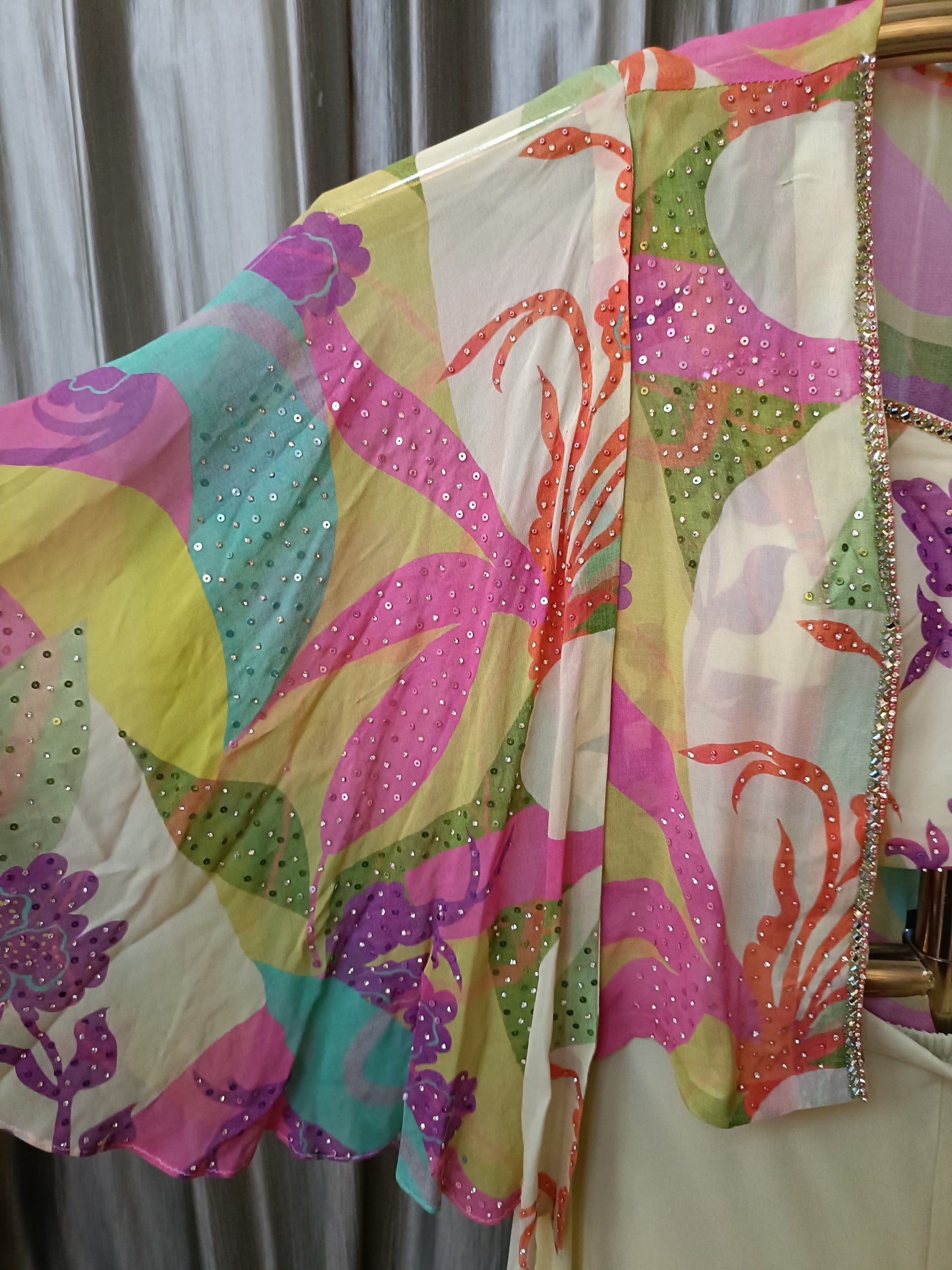 PALAZZO WITH CROP TOP SET MEHNDI,SANGEET,FESTIVE OCCASSION