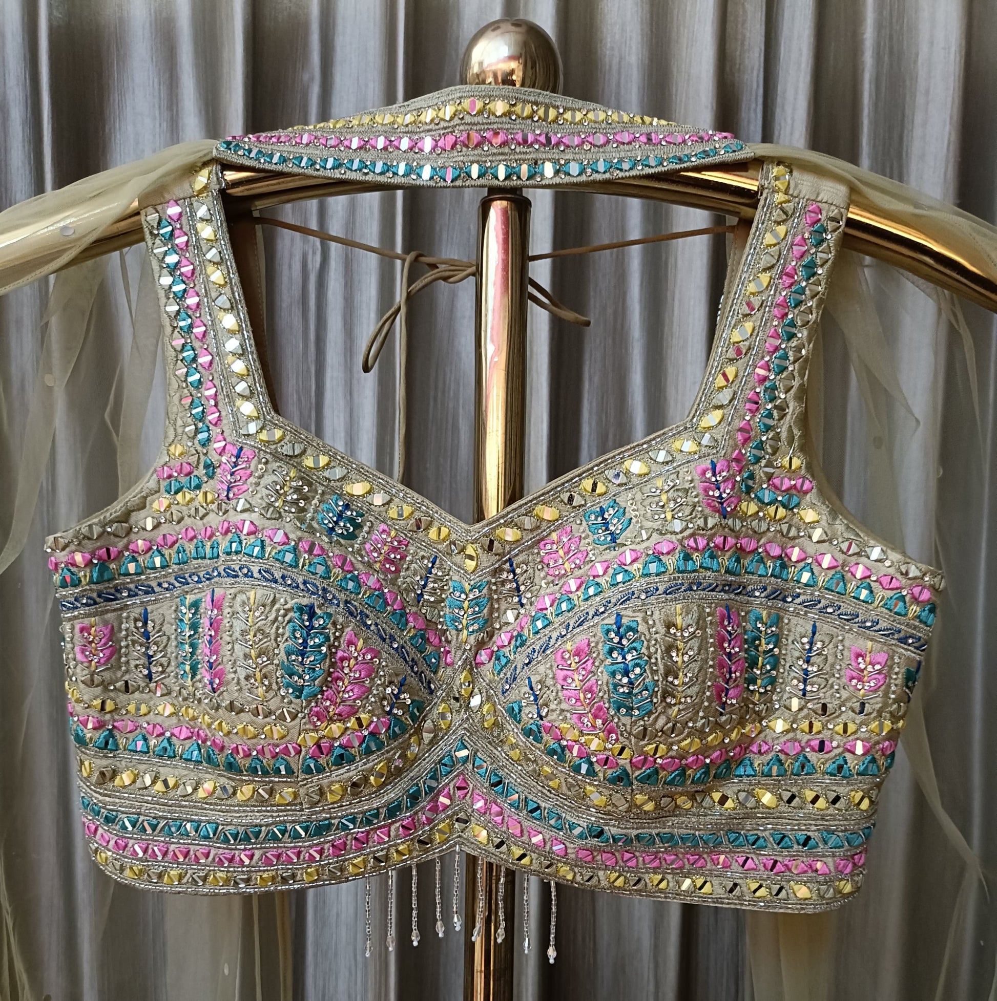 HEAVY BANARSI SILK PALAZZO CROP TOP ,WEDDING,RECEPTION,TRADITIONAL,FESTIVE OCCASSION OUTFIT
