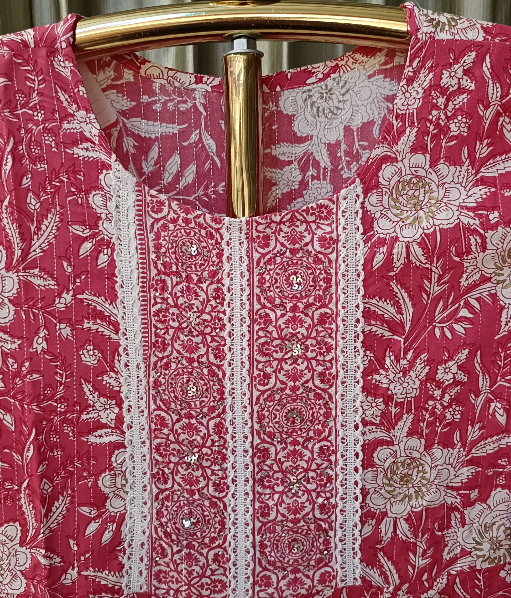 CASUAL WEAR PRINTED COTTON FABRIC DAILY OUTFIT