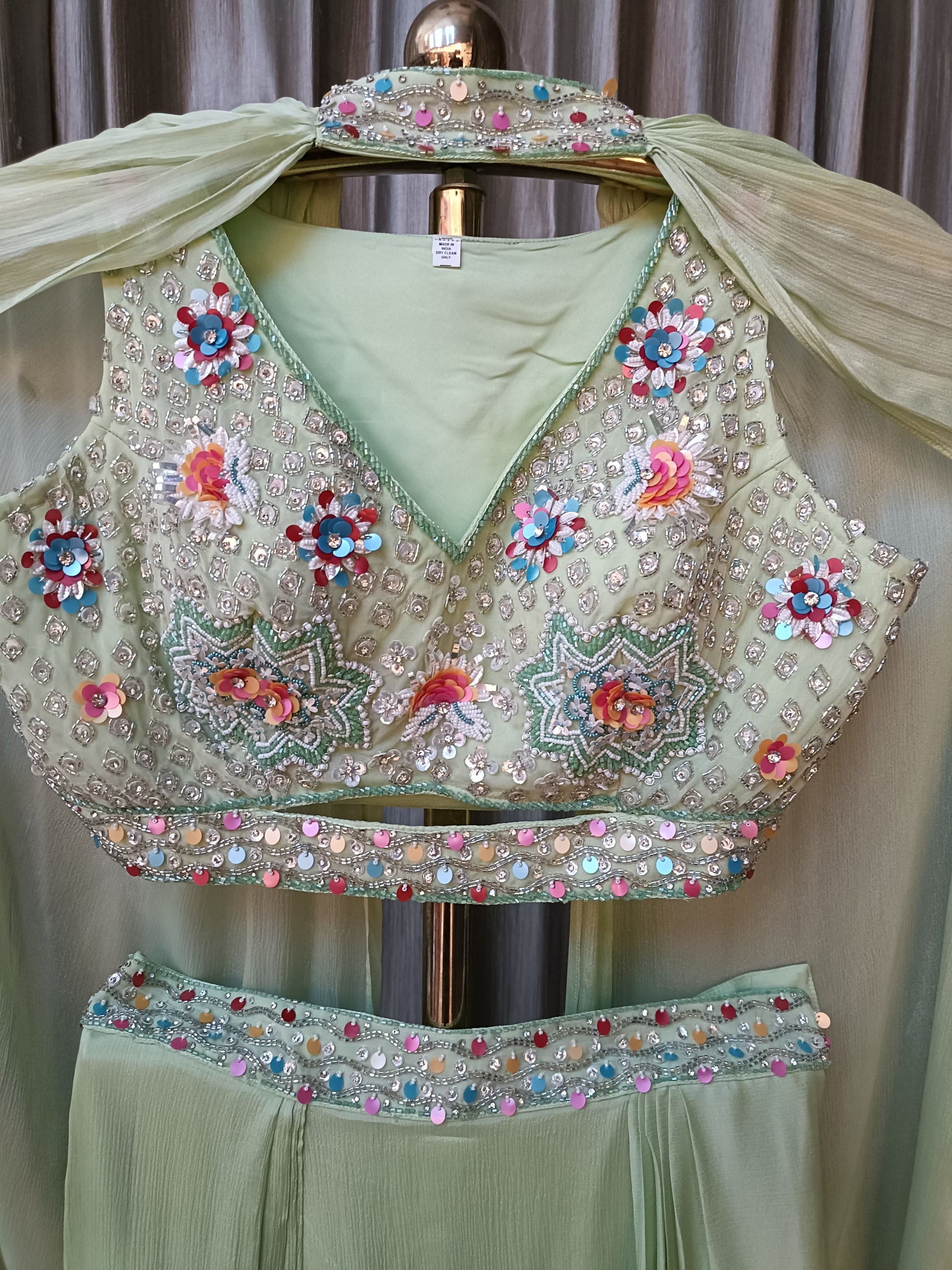 INDO -WESTERN FALRE PALAZZO SET ,SANGEET,RECEPTOIN,PARTY WEAR