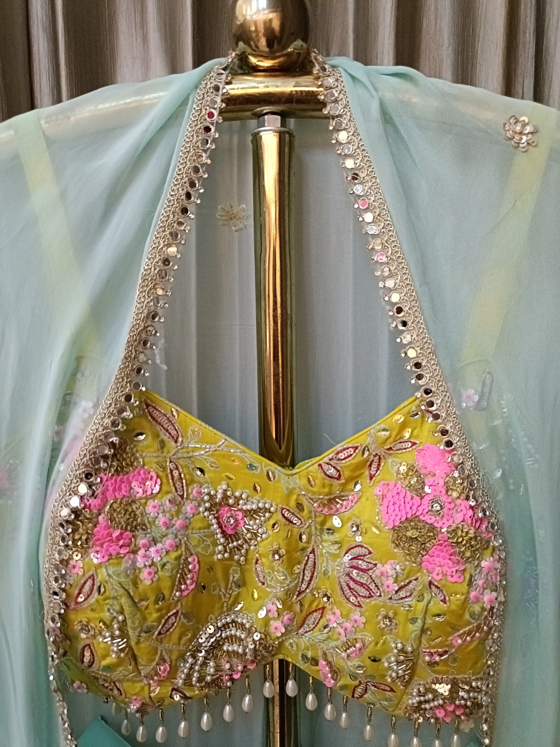 GHARARA SET INDO-WESTERN, RECEPTON,FESTIVE OCCASSION OUTFIT