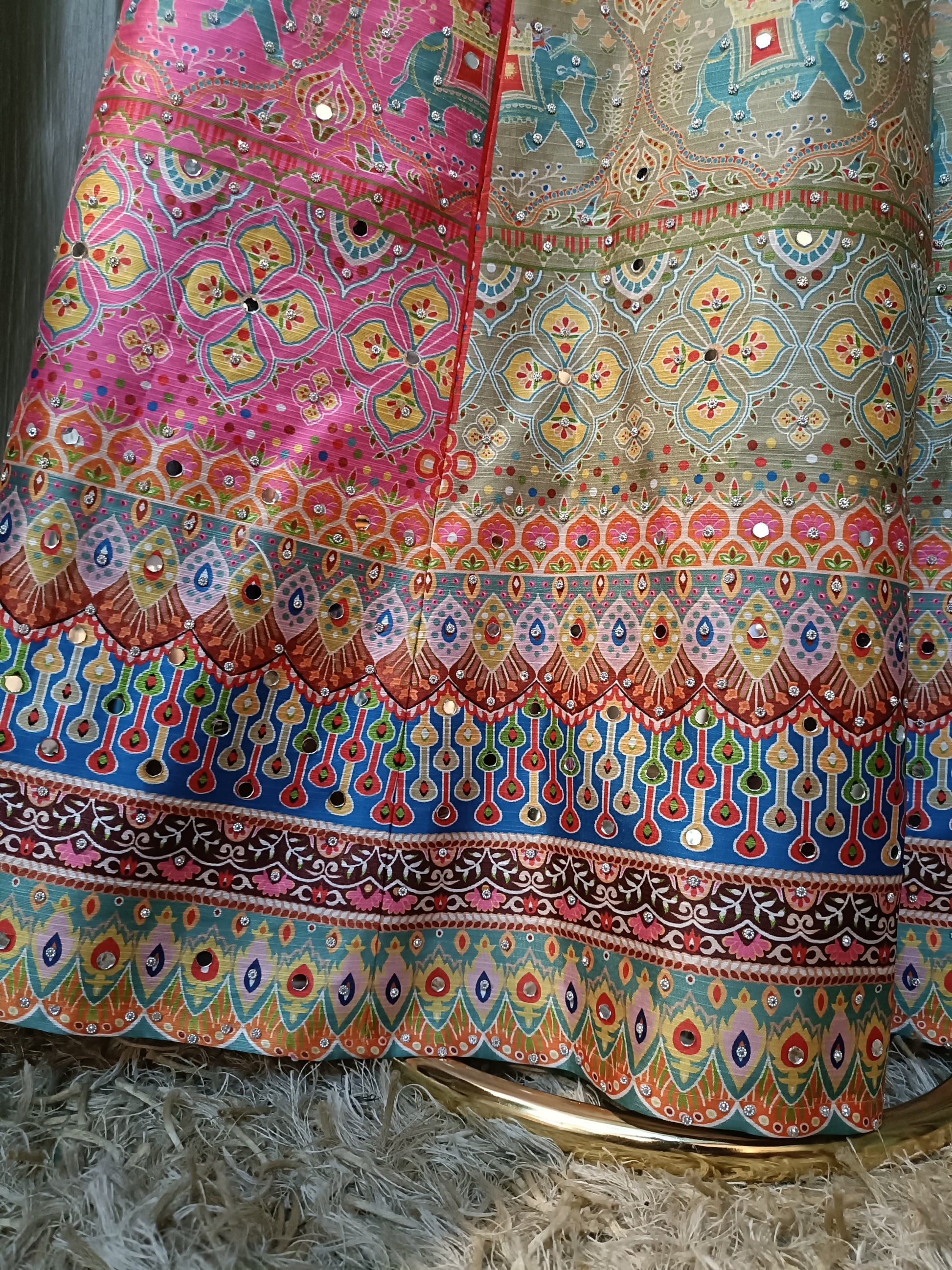 HEAVY BANARSI SILK PALAZZO CROP TOP ,WEDDING,RECEPTION,TRADITIONAL,FESTIVE OCCASSION OUTFIT