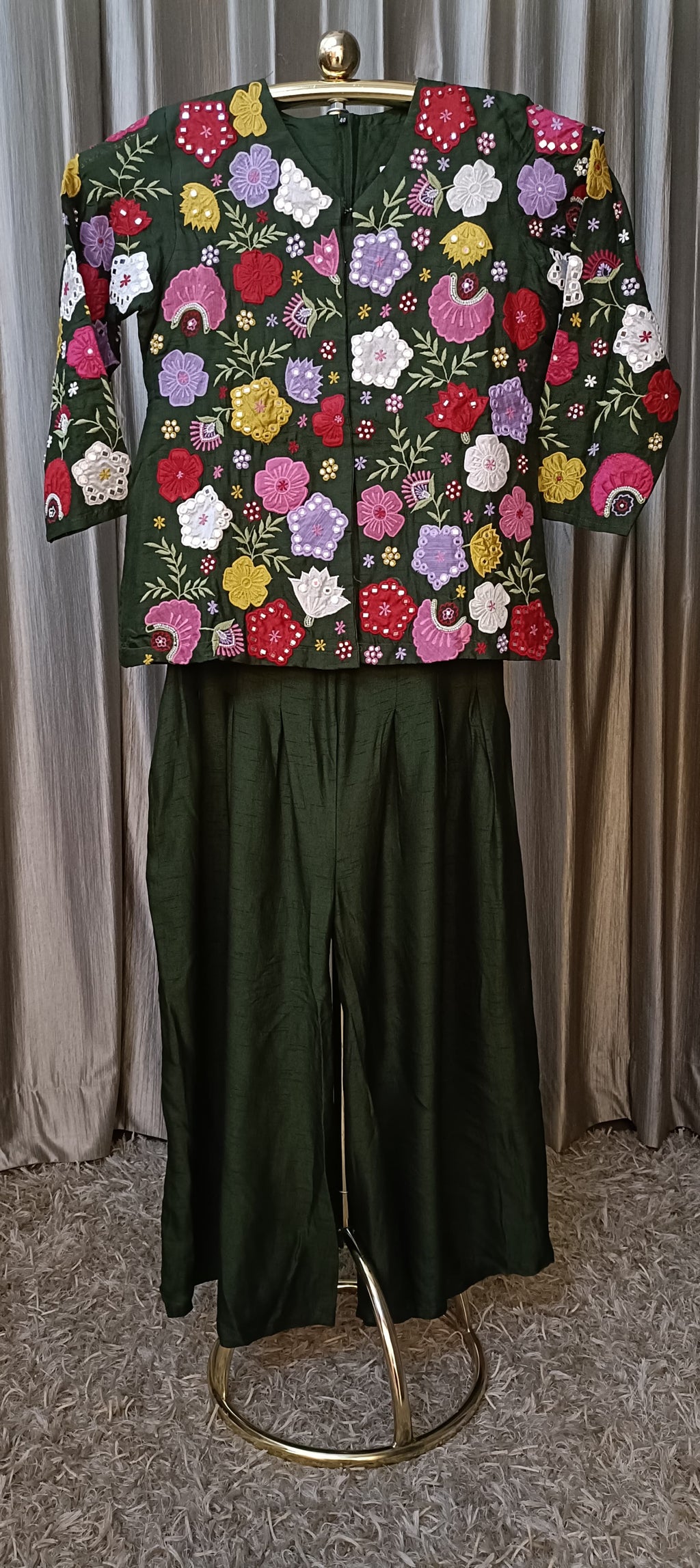 SEMI CASUAL CORSET STYLE KURTA SET