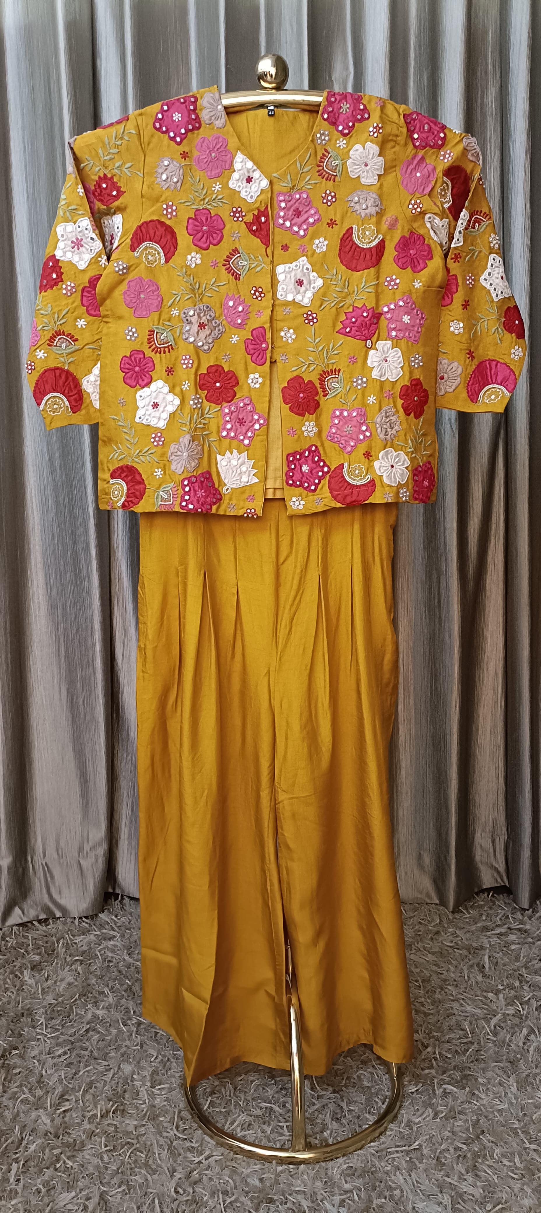 SEMI FESTIVE CORSET STYLE EVENING ,HALDI OCCASSION