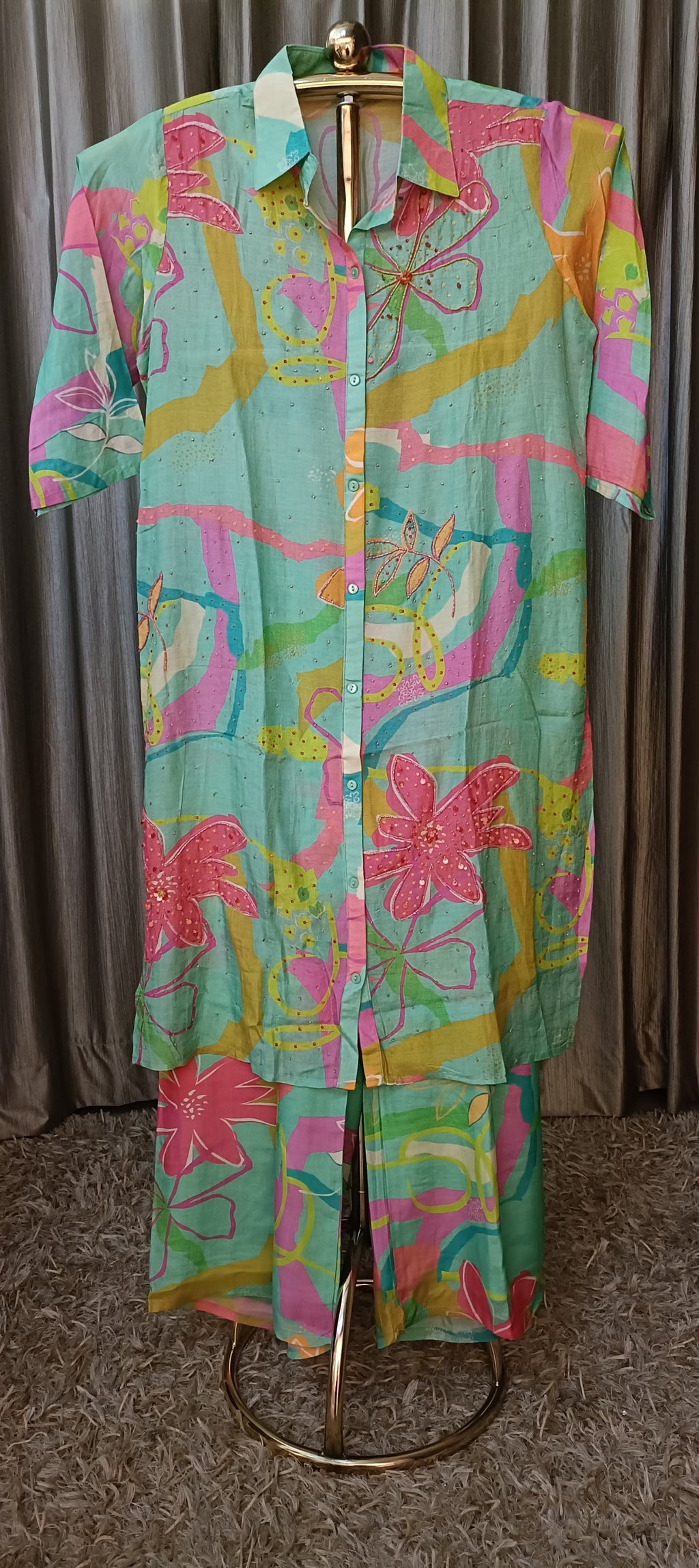 FLORAL PRINT SUMMER WEAR CORSET