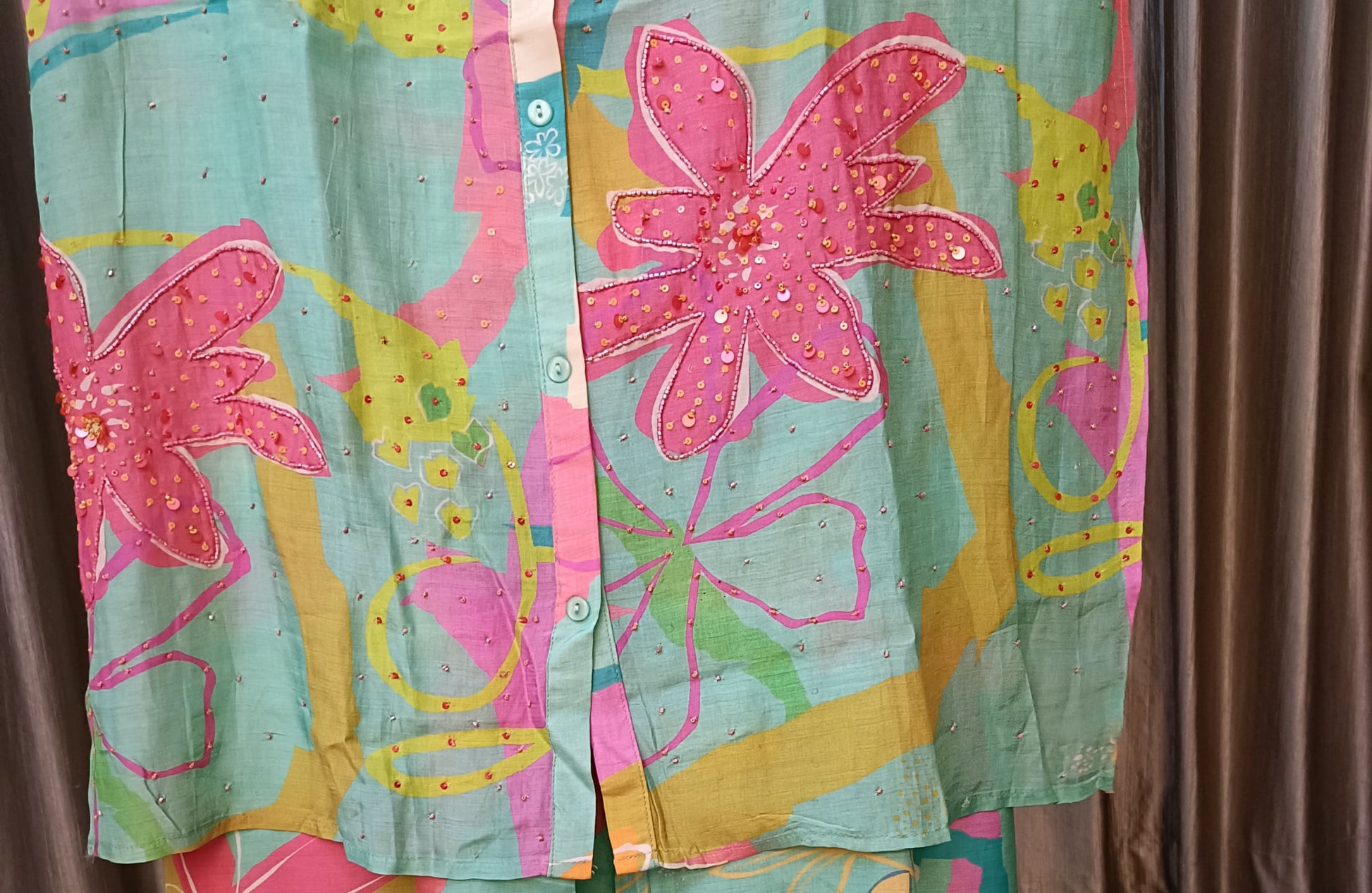 FLORAL PRINT SUMMER WEAR CORSET