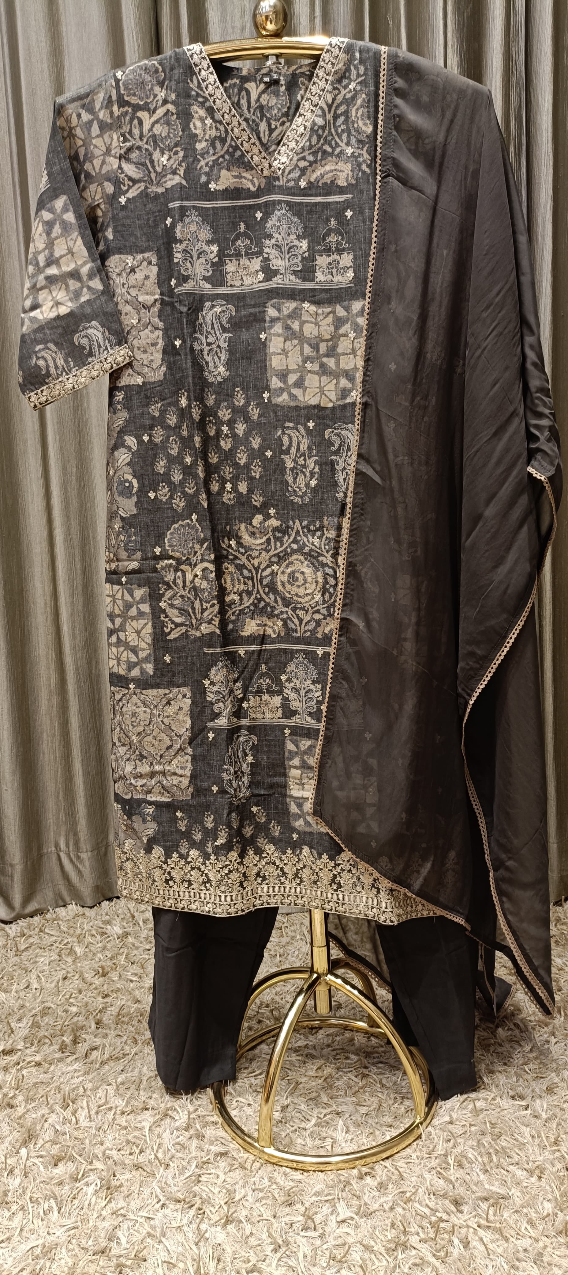 SEMI OCCASSION CASUAL OUTING KURTA SET